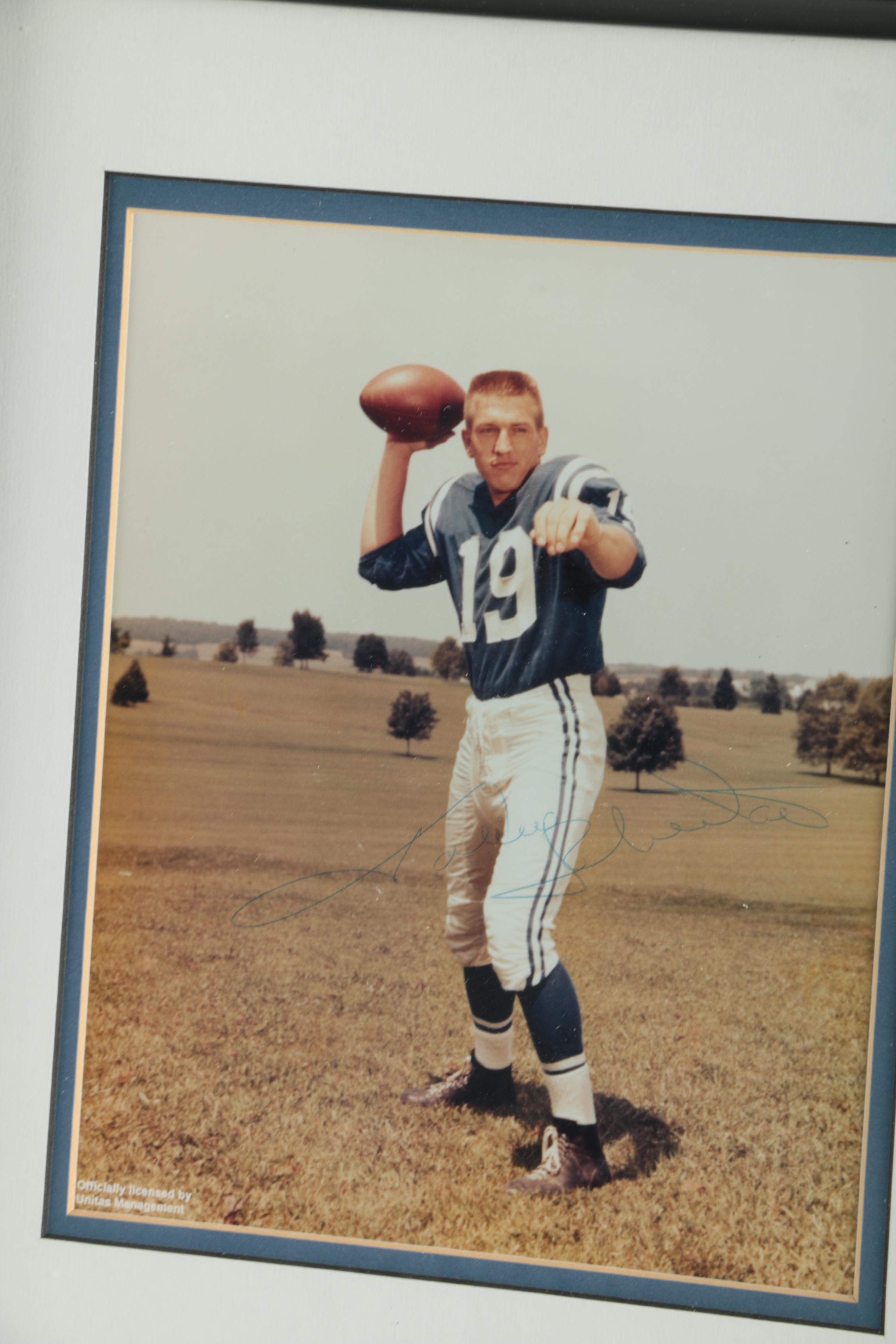 Johnny Unitas Autographed Photo