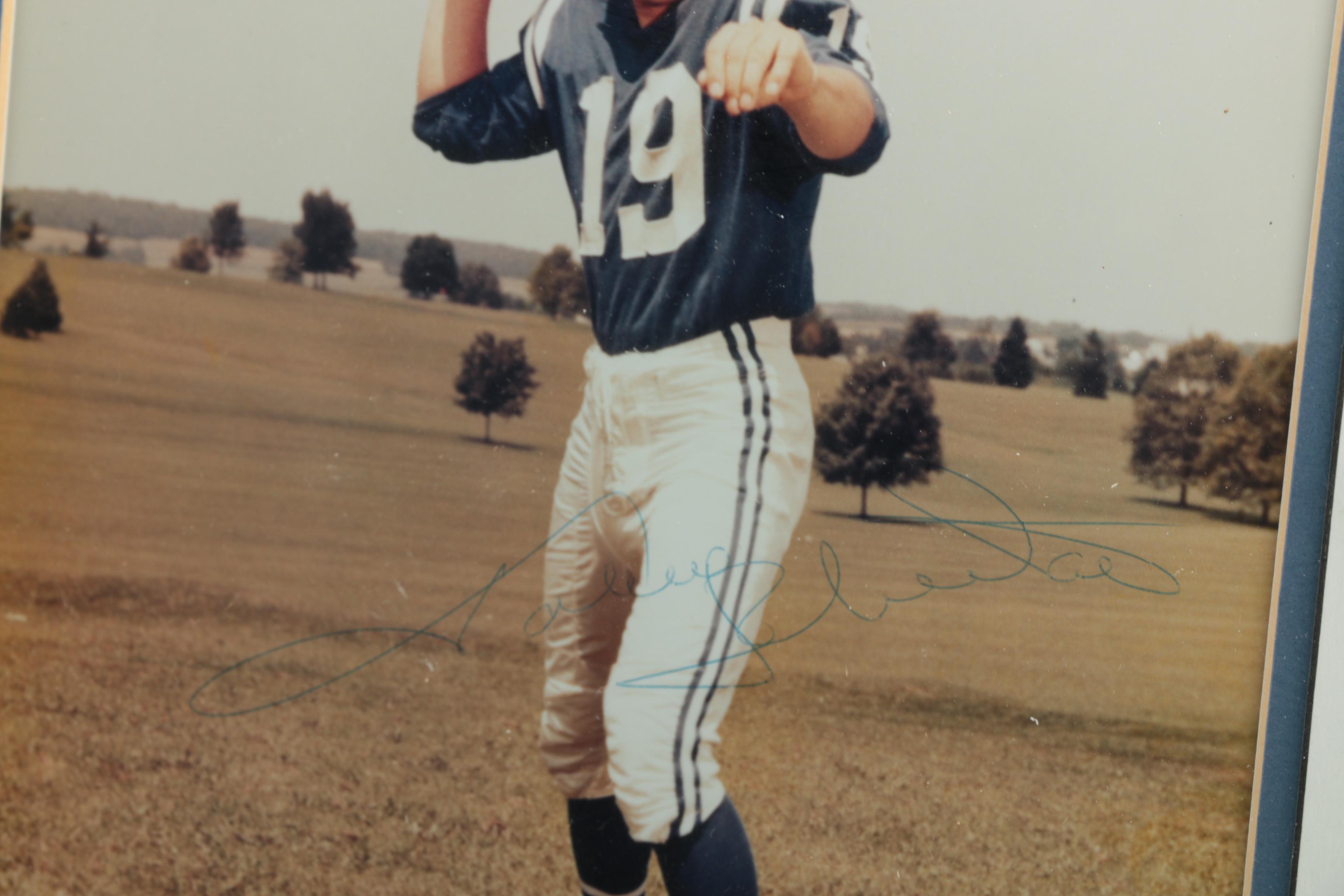 Johnny Unitas Autographed Photo