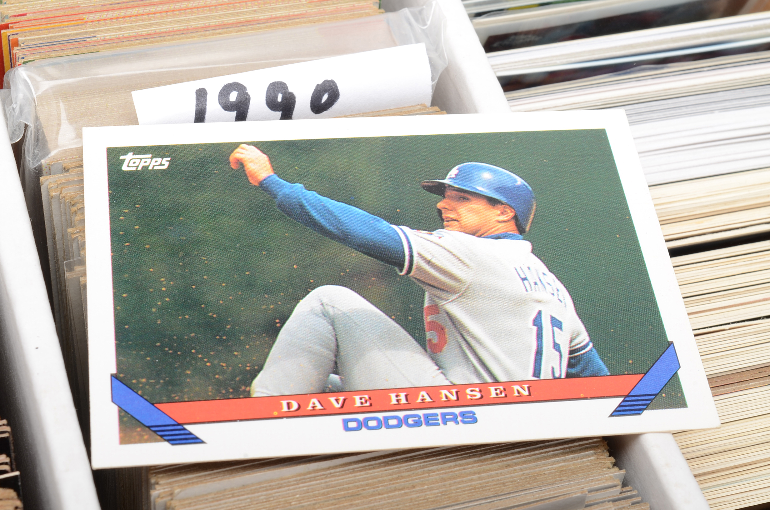 1980s and 1990s Baseball Card Collection In Two Large Boxes