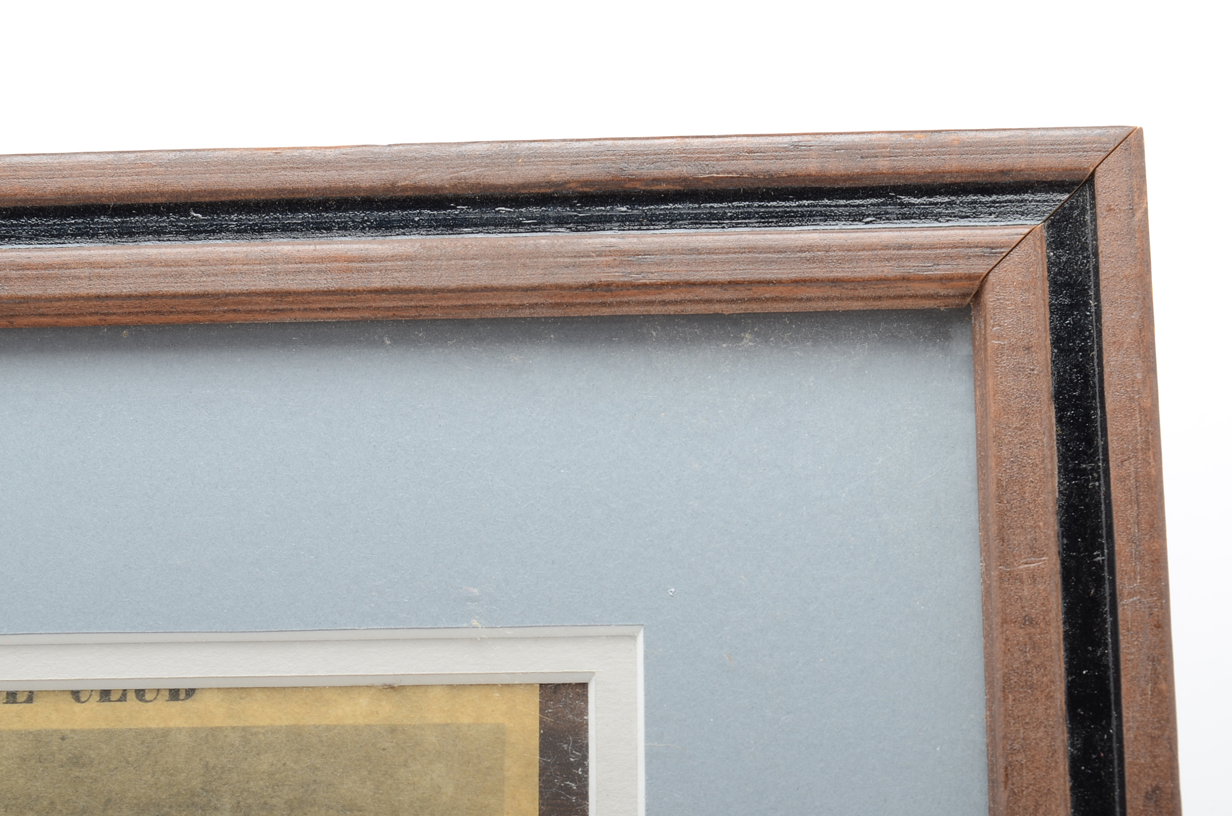 Cincinnati Red Stockings Framed Baseball Display