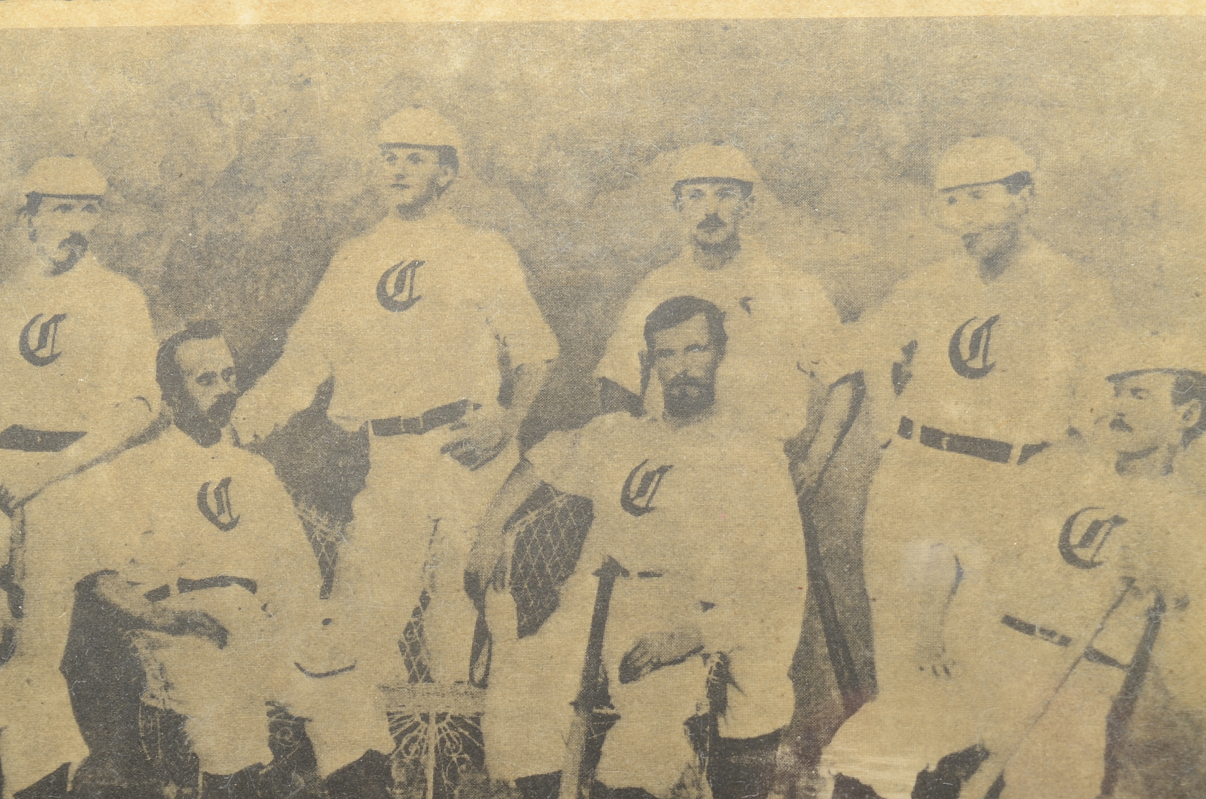 Cincinnati Red Stockings Framed Baseball Display