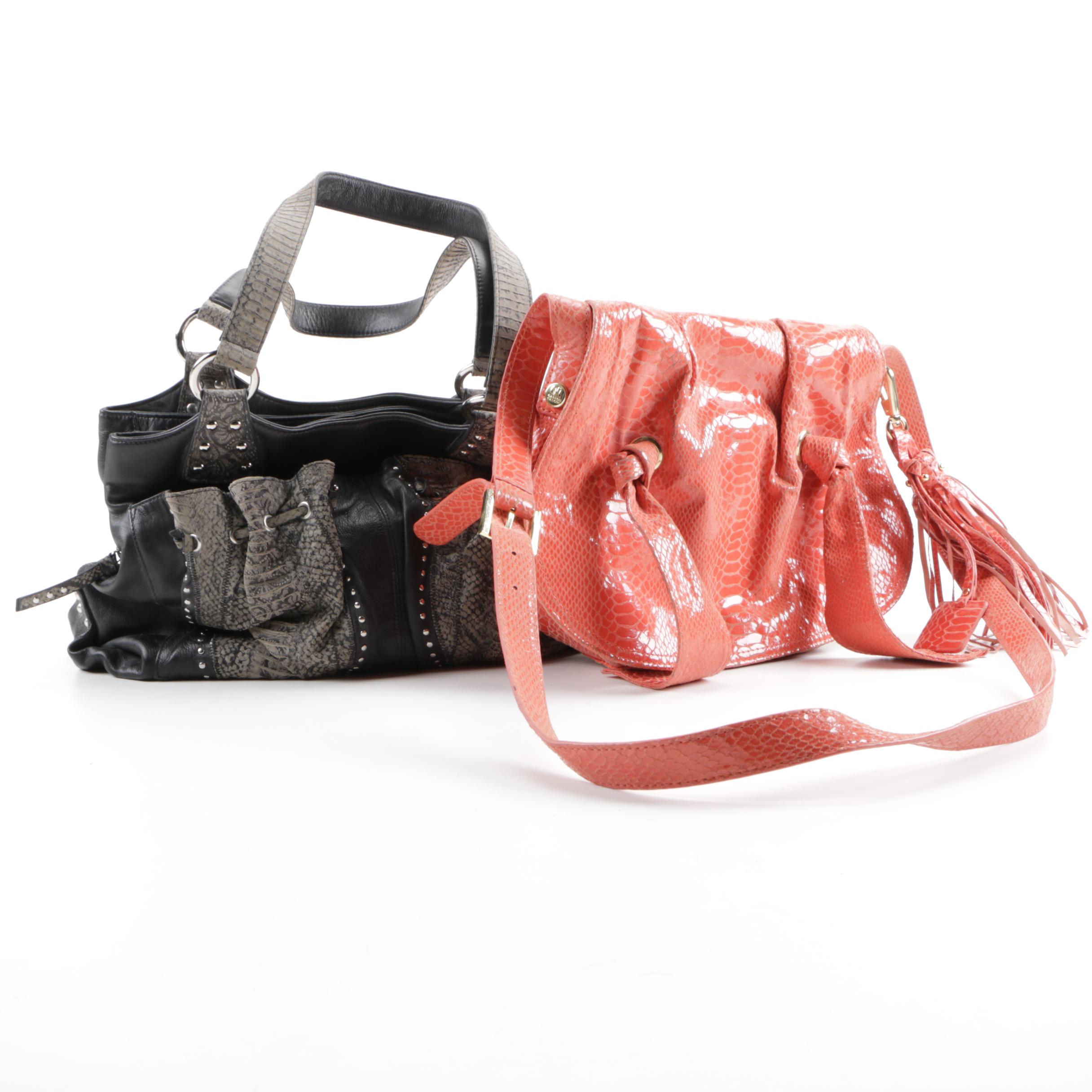 Chi by Carlos Falchi Leather Handbags