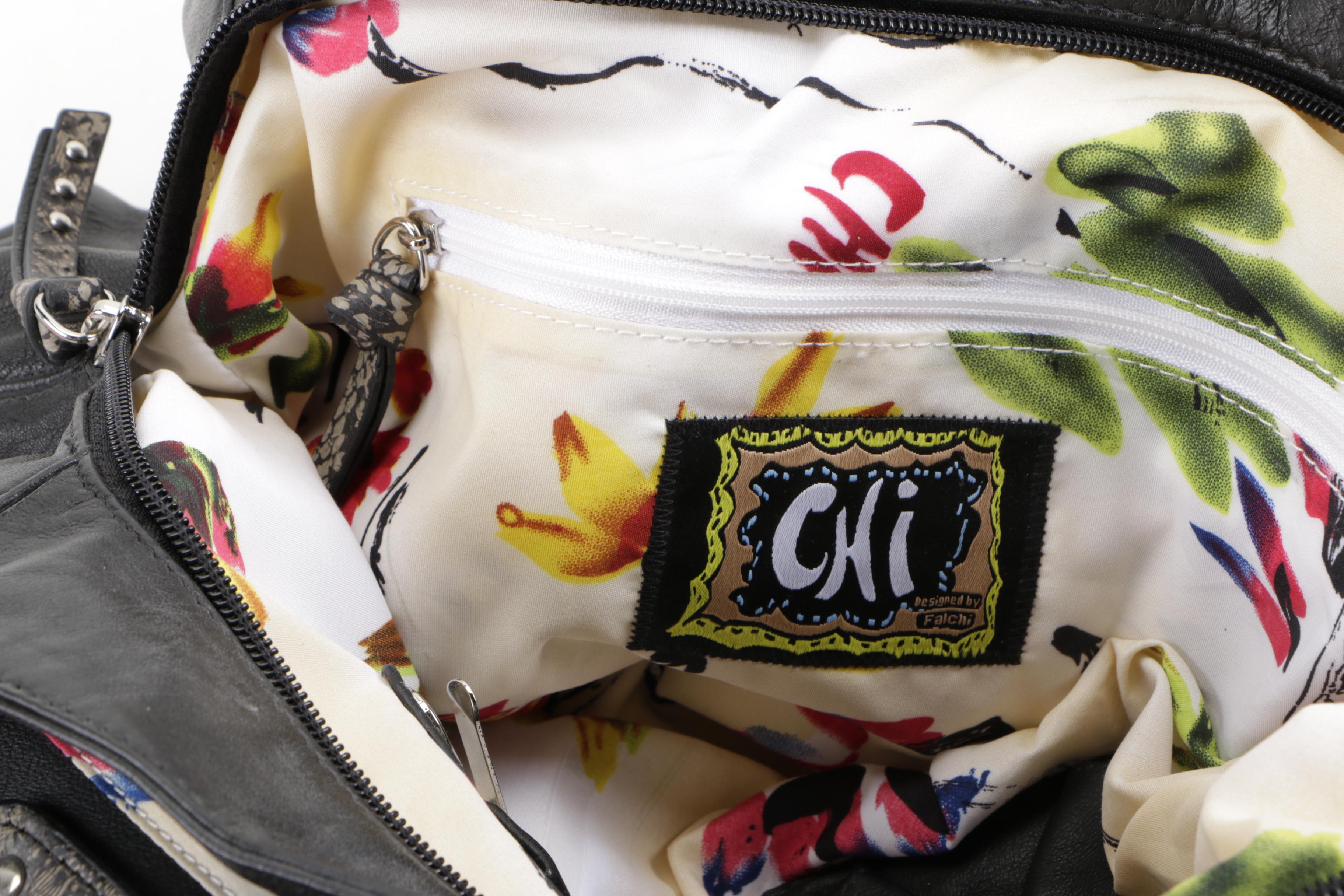 Chi by Carlos Falchi Leather Handbags