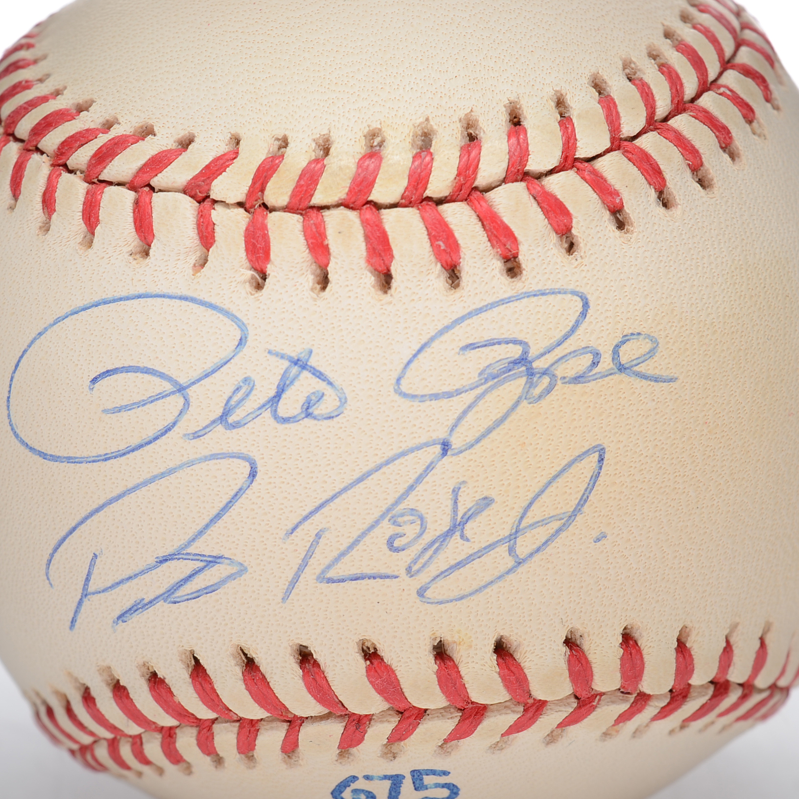 Pete Sr. and Jr. Signed Baseball  Limited Amount  COA