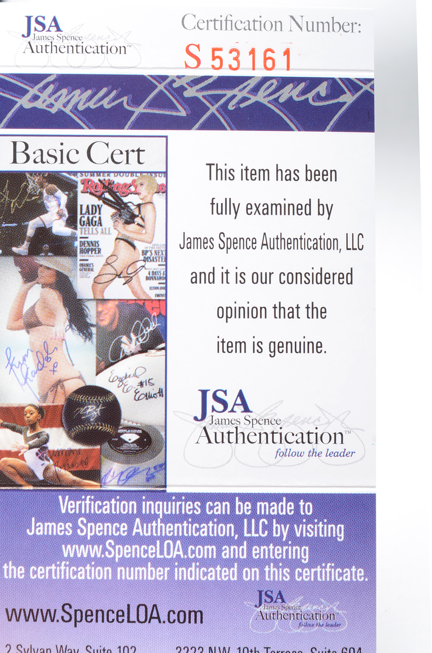 Pete Sr. and Jr. Signed Baseball  Limited Amount  COA