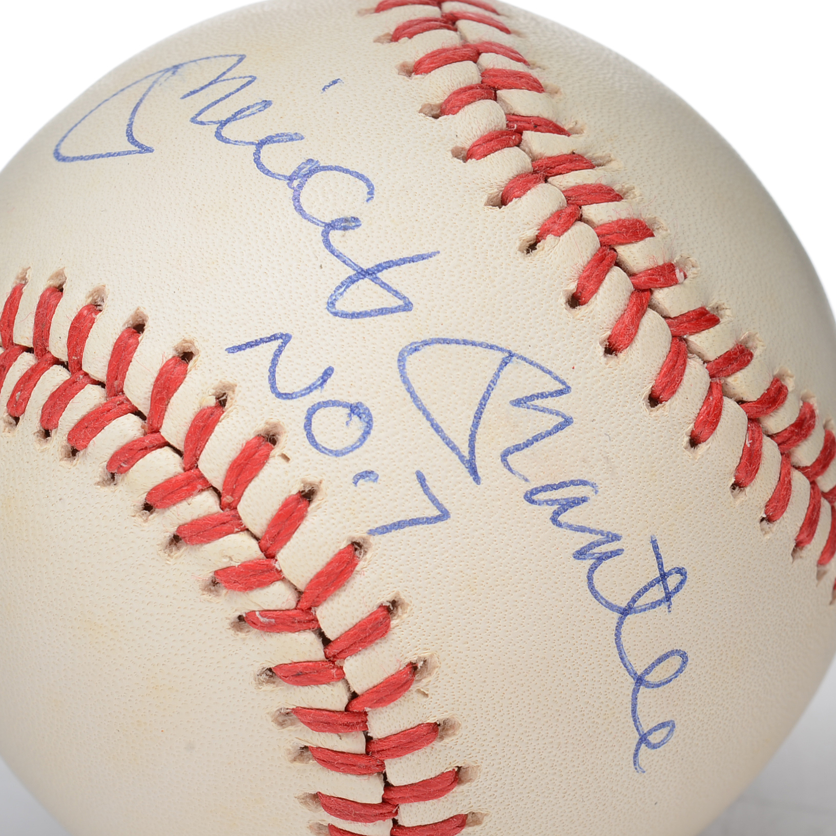 Mickey Mantle Signed Baseball  COA