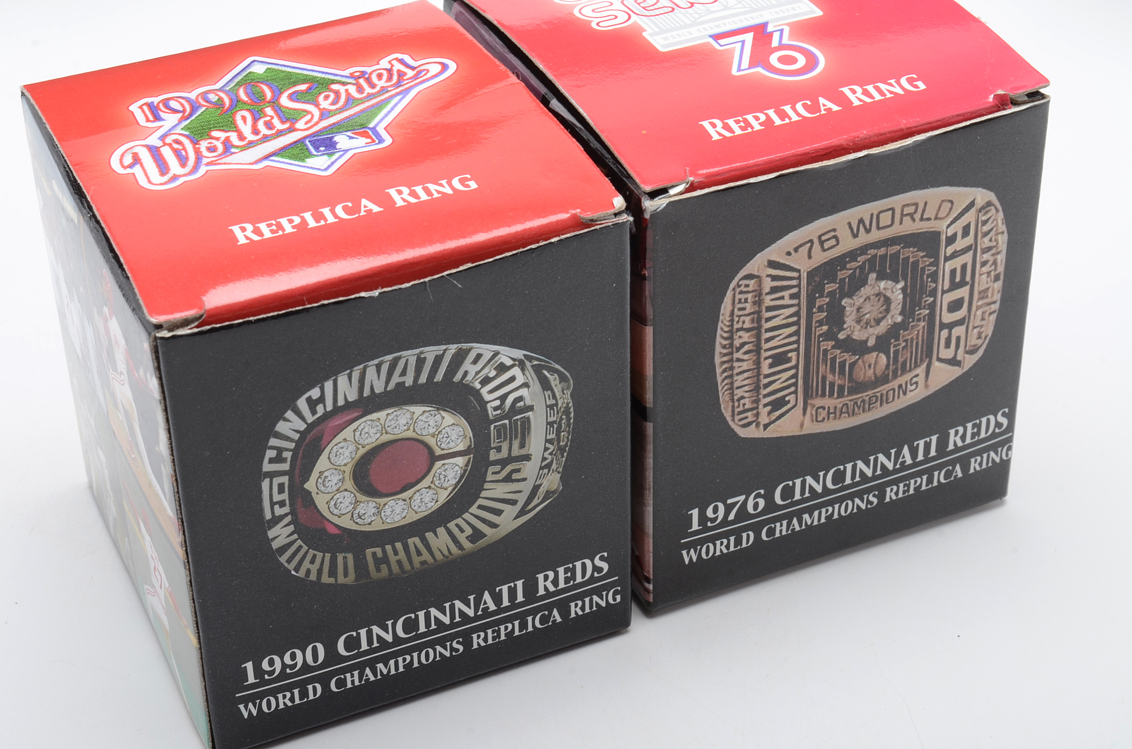 1976 and 1990 Replica World Series Rings
