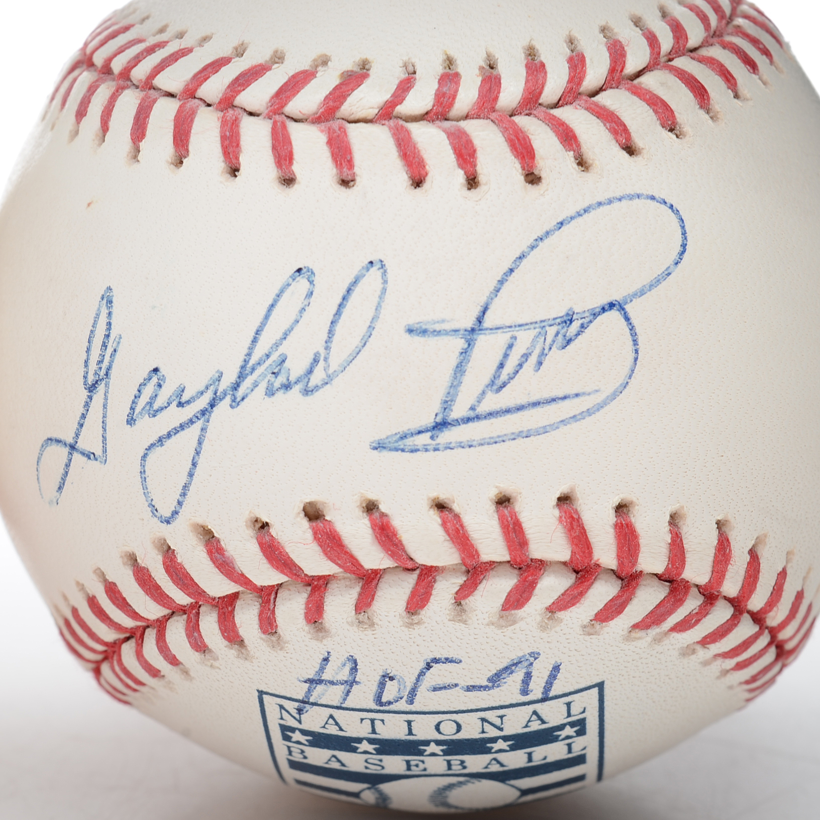 Perry and Gossage Signed Baseballs  COAs