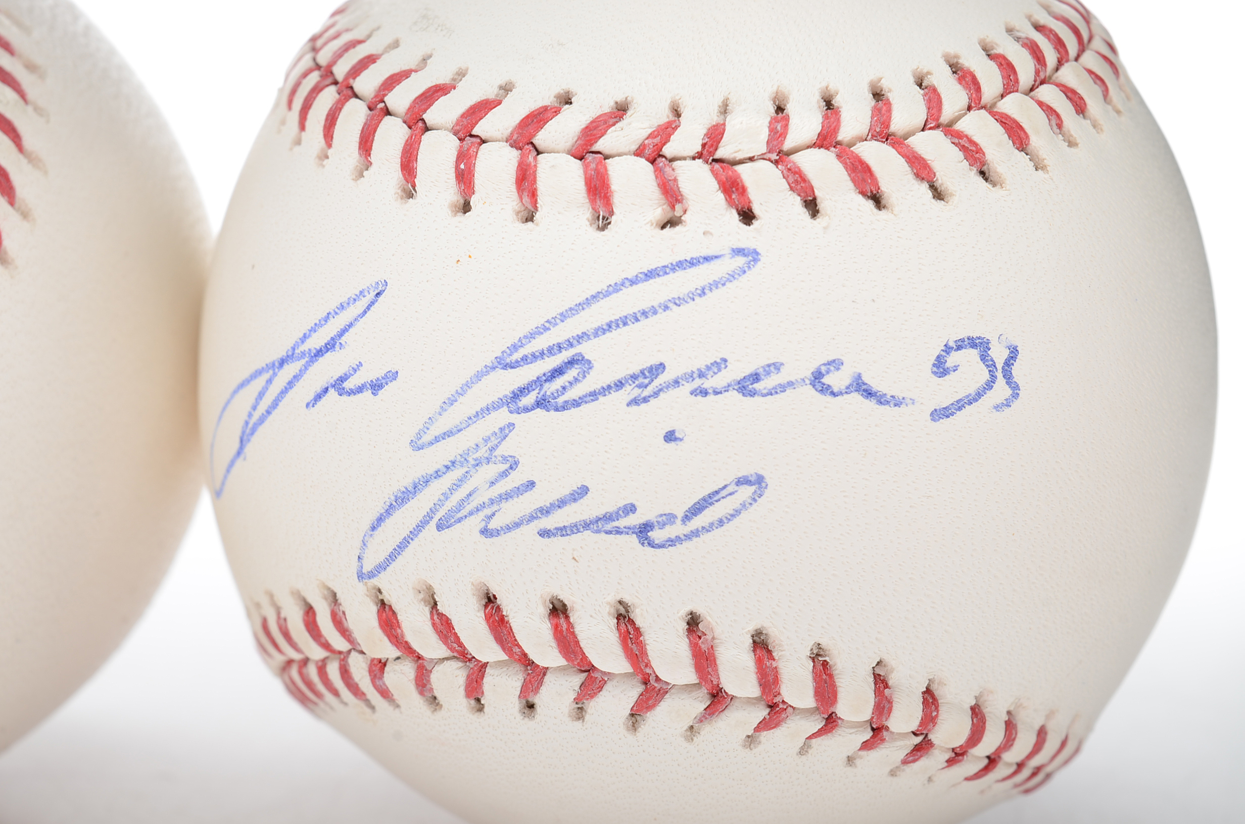 Canseco, Cone and Saberhagen Signed Baseballs