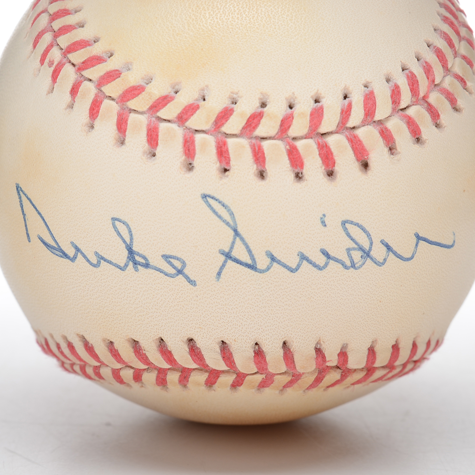 Duke Snider Signed Baseball  Visual Pass