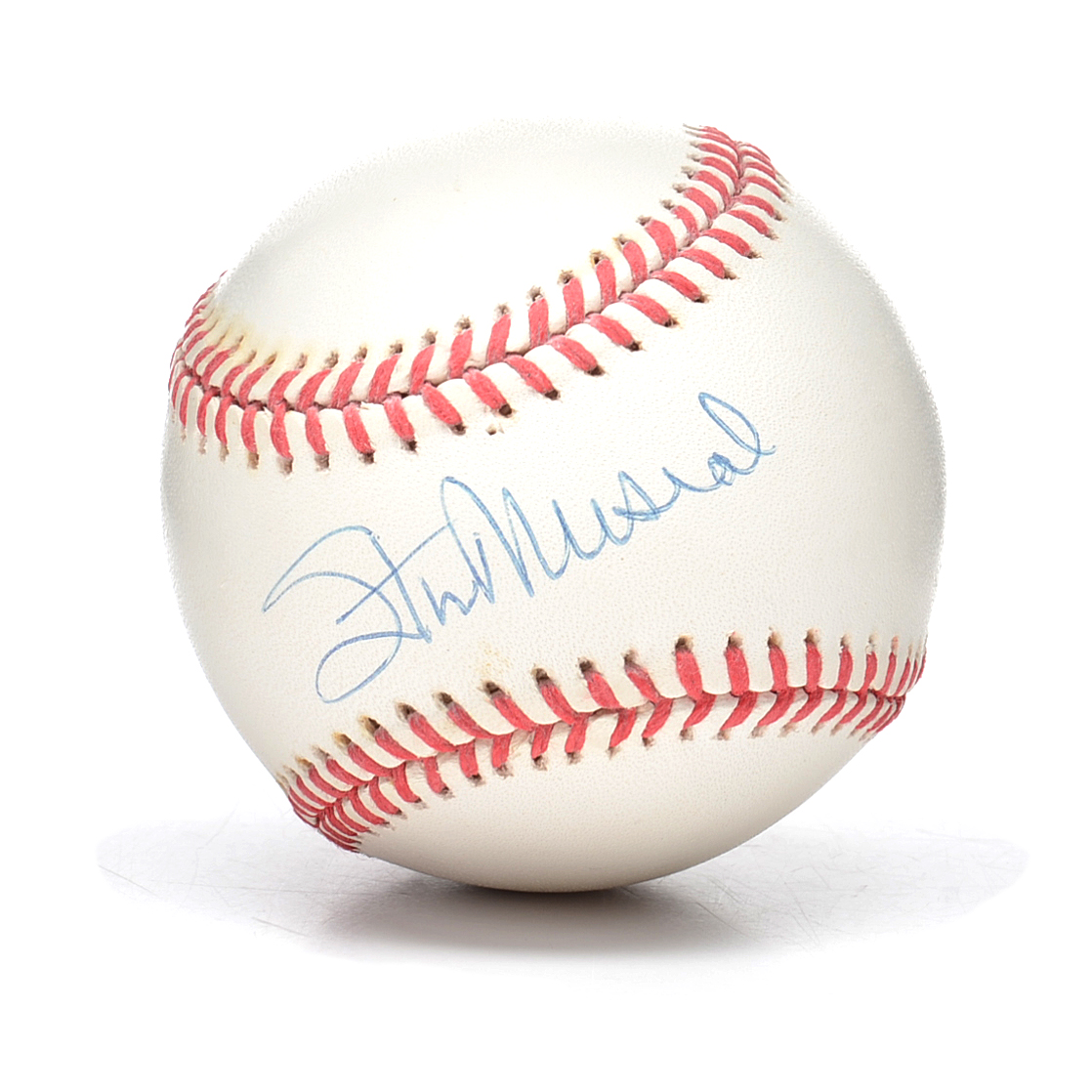Stan Musial Signed Baseball  Visual Pass