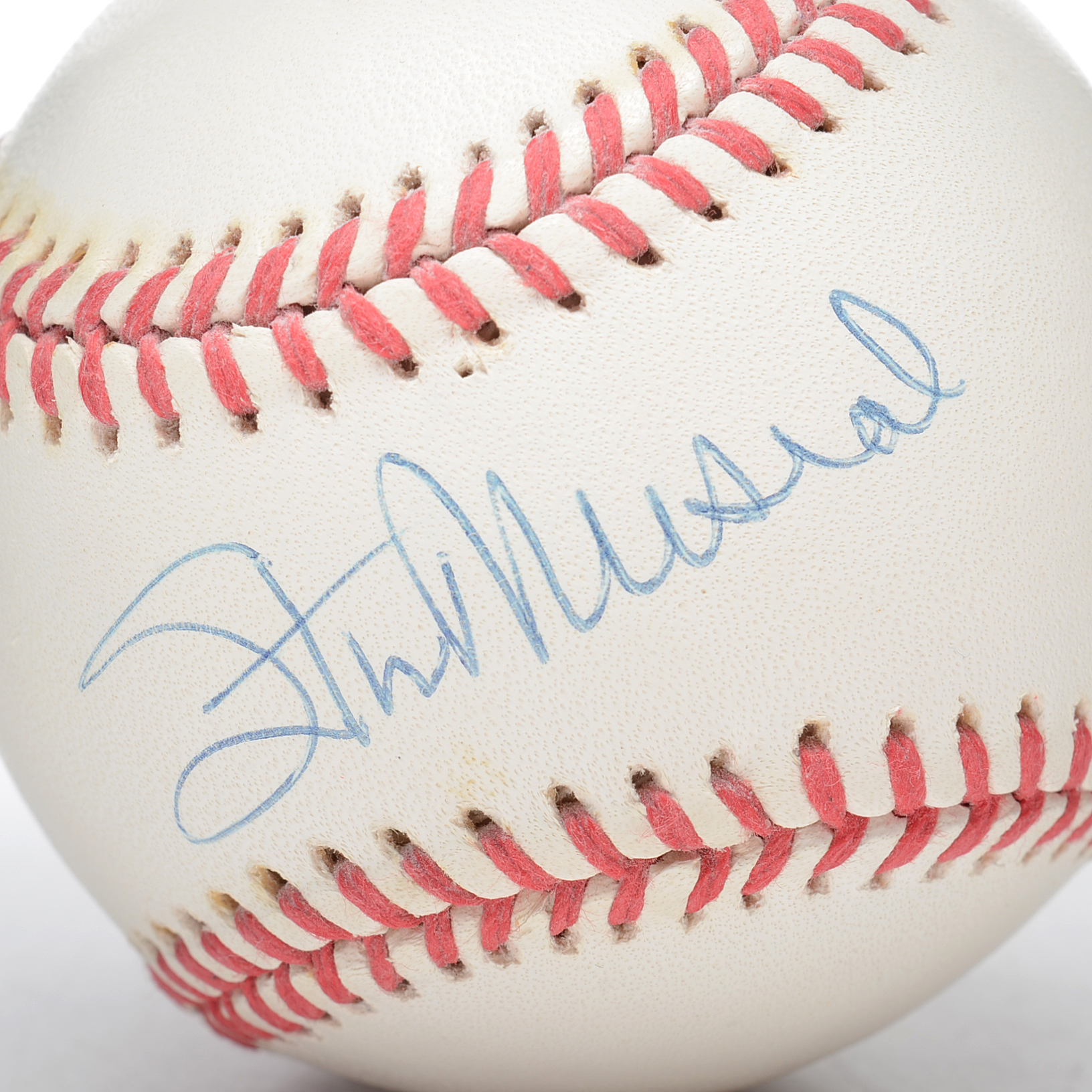 Stan Musial Signed Baseball  Visual Pass
