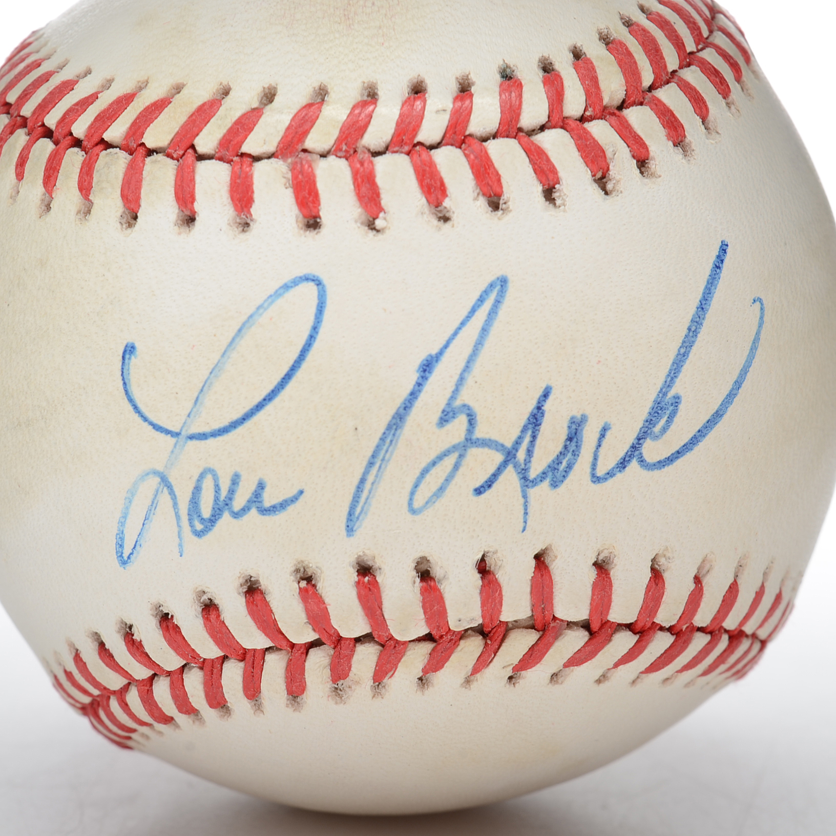 Lou Brock Signed Baseball  COA