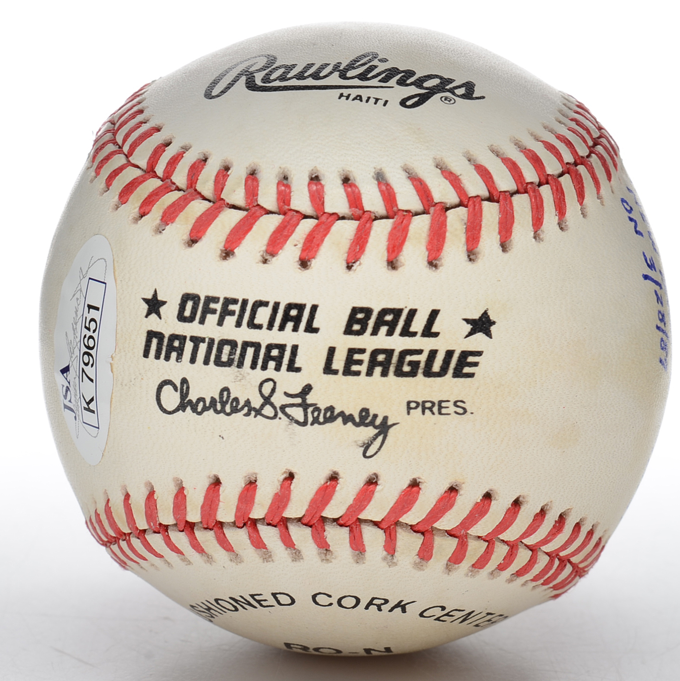 Lou Brock Signed Baseball  COA