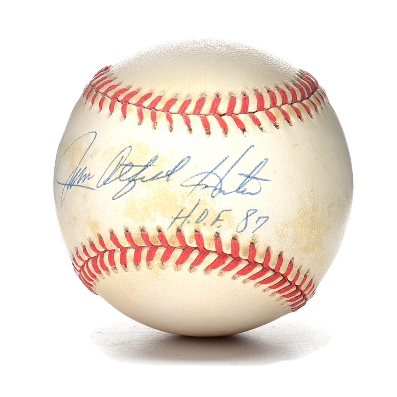 Jim "Catfish" Hunter Signed Baseball