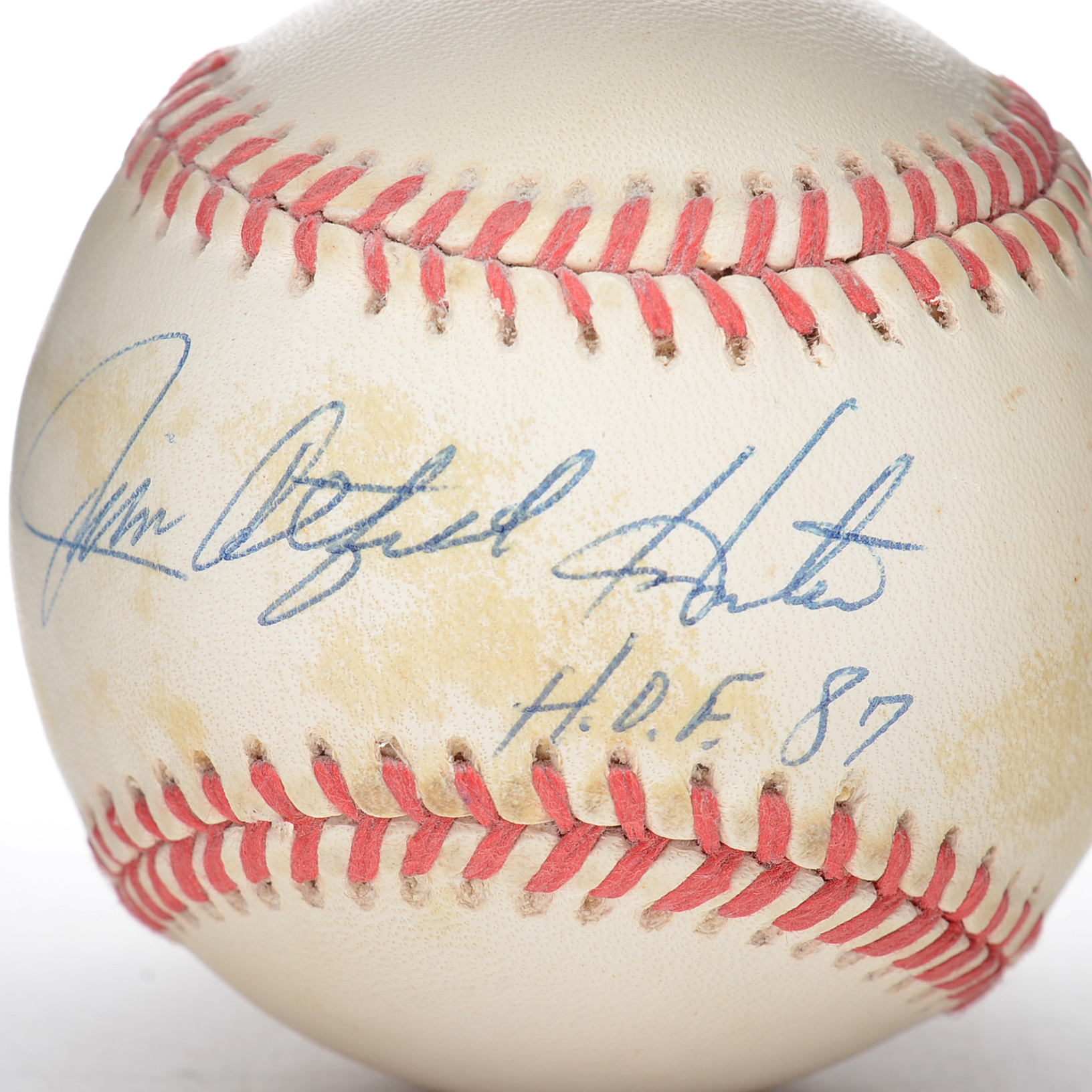 Jim "Catfish" Hunter Signed Baseball