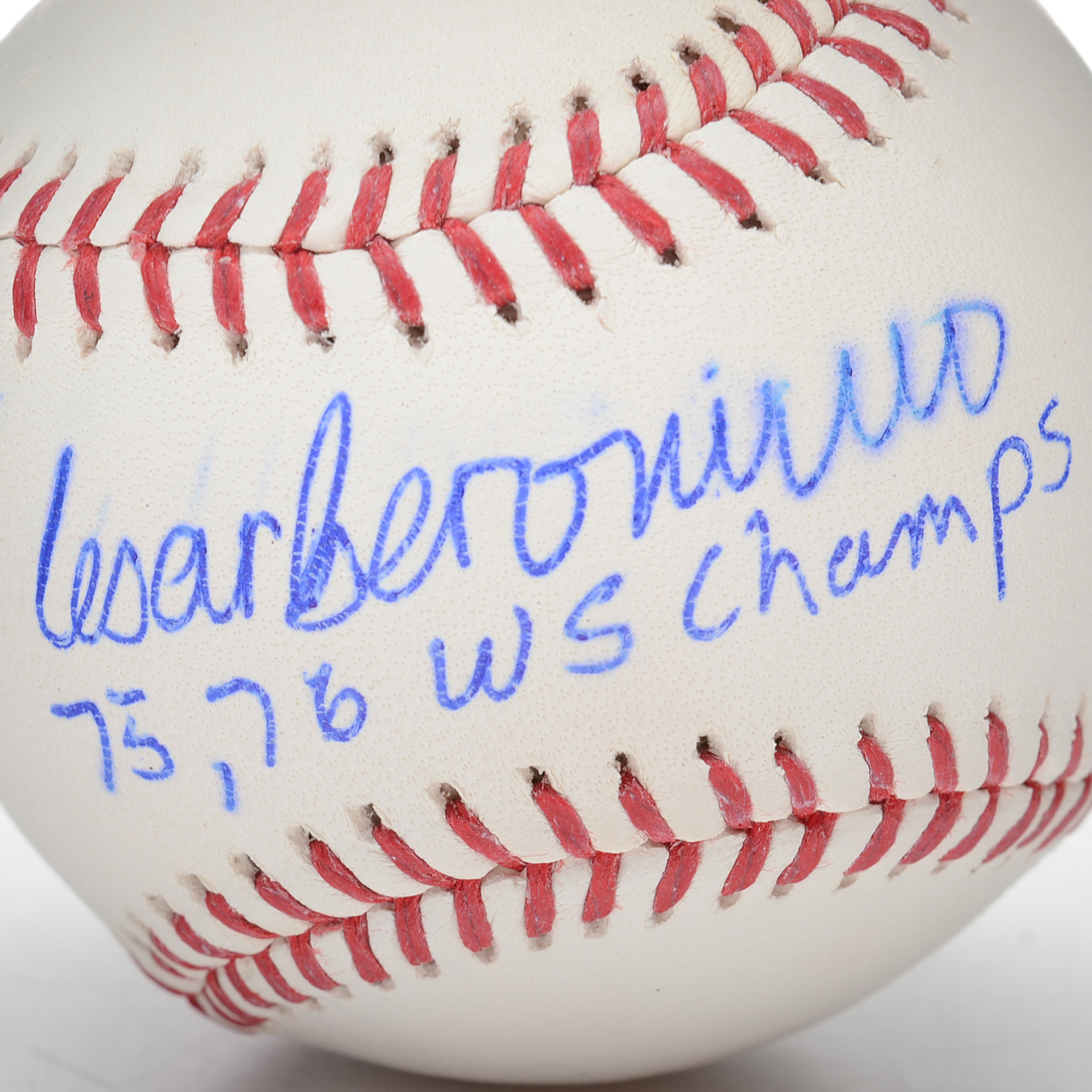 Cesar Geronimo Signed Baseball