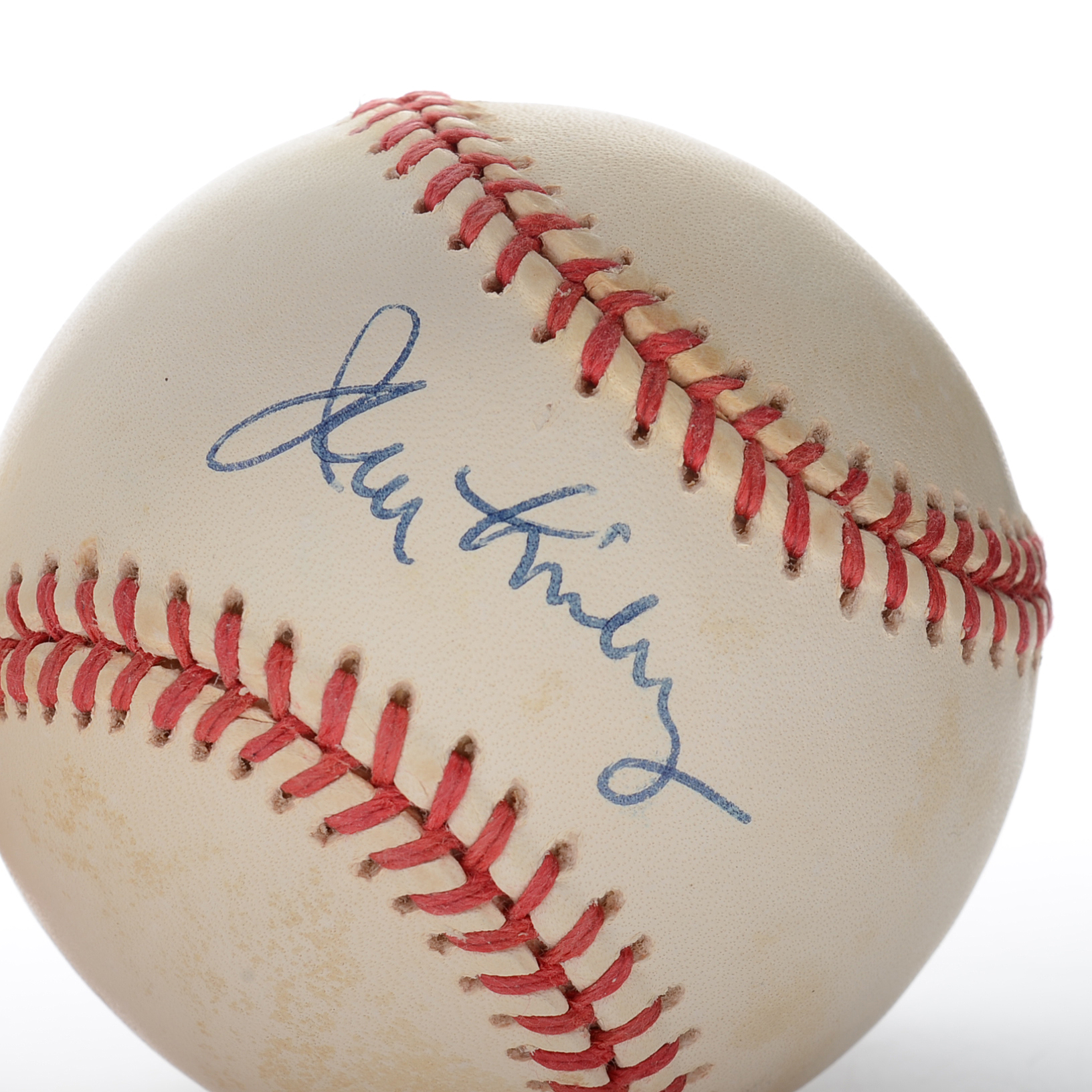 Jim Lonborg  and Steve Bedrosian  Signrf Rawlings Baseballs