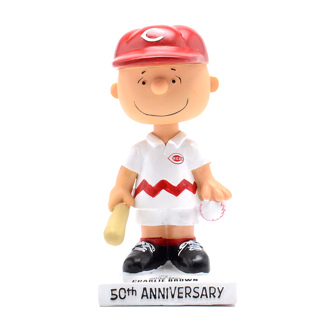 Peanuts "Charlie Brown" 50th Anniversary Reds Bobble Head Doll
