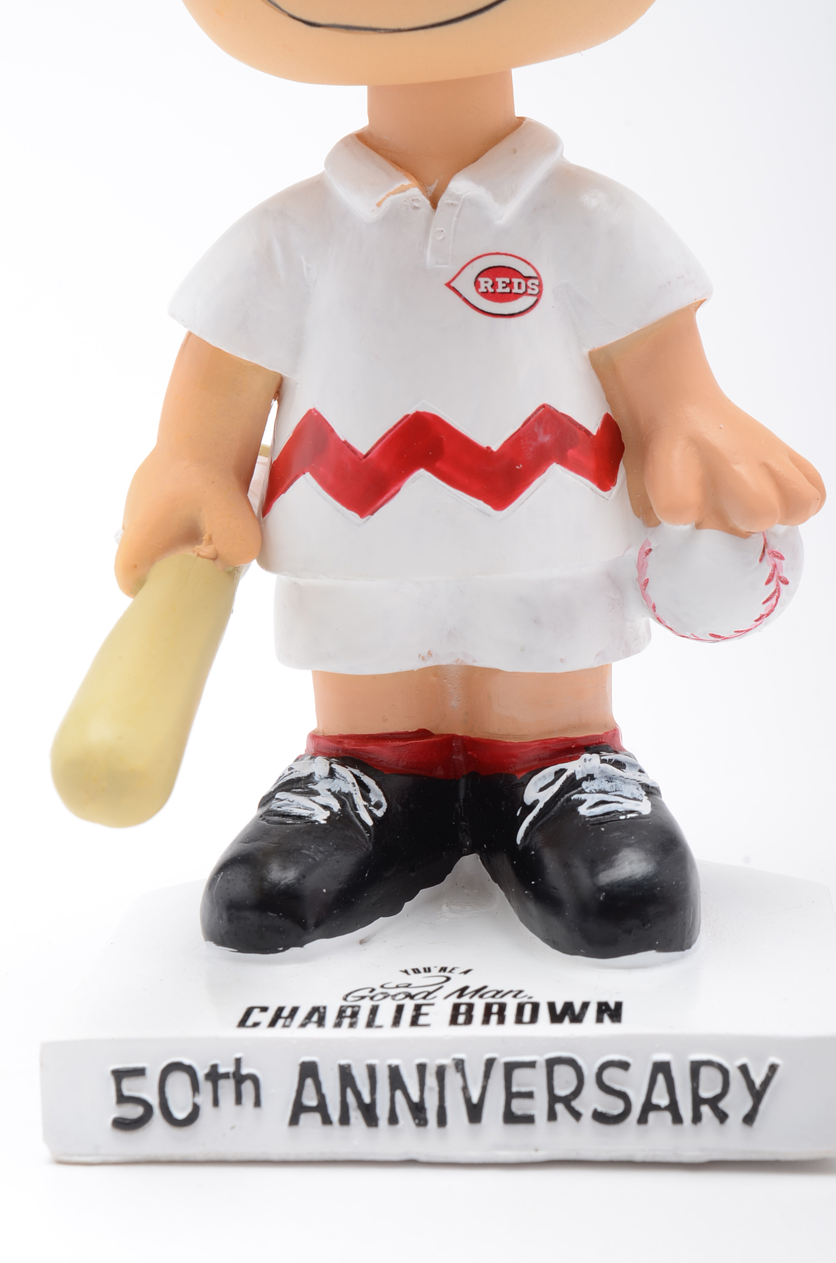 Peanuts "Charlie Brown" 50th Anniversary Reds Bobble Head Doll