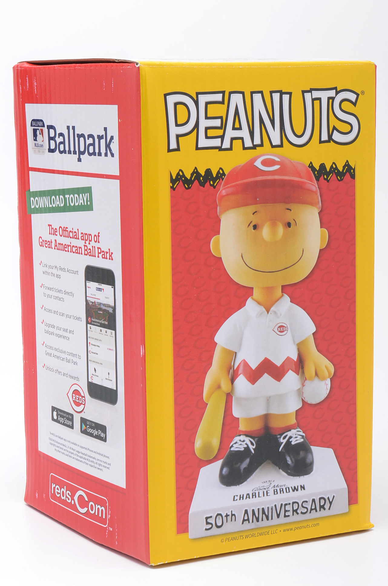 Peanuts "Charlie Brown" 50th Anniversary Reds Bobble Head Doll