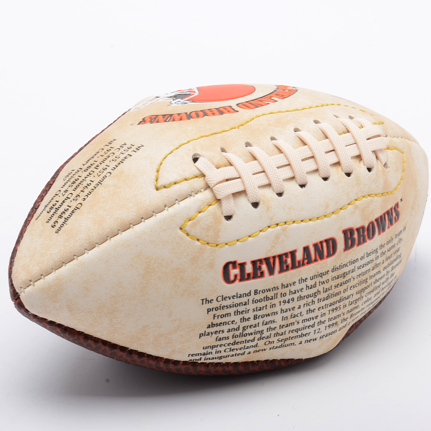 Jim Brown Signed Football  COA