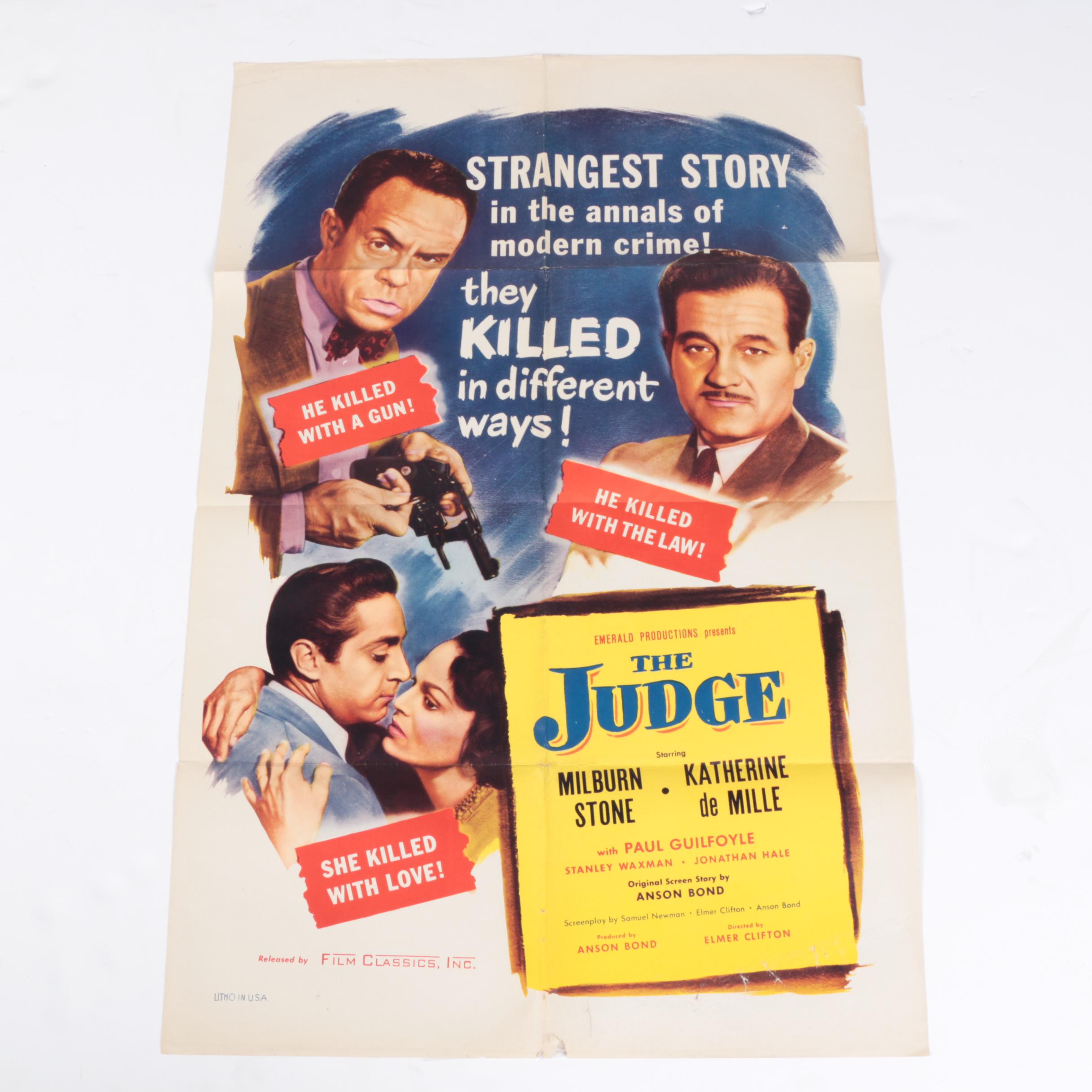 Original Film Posters with Production Stills and Lobby Cards