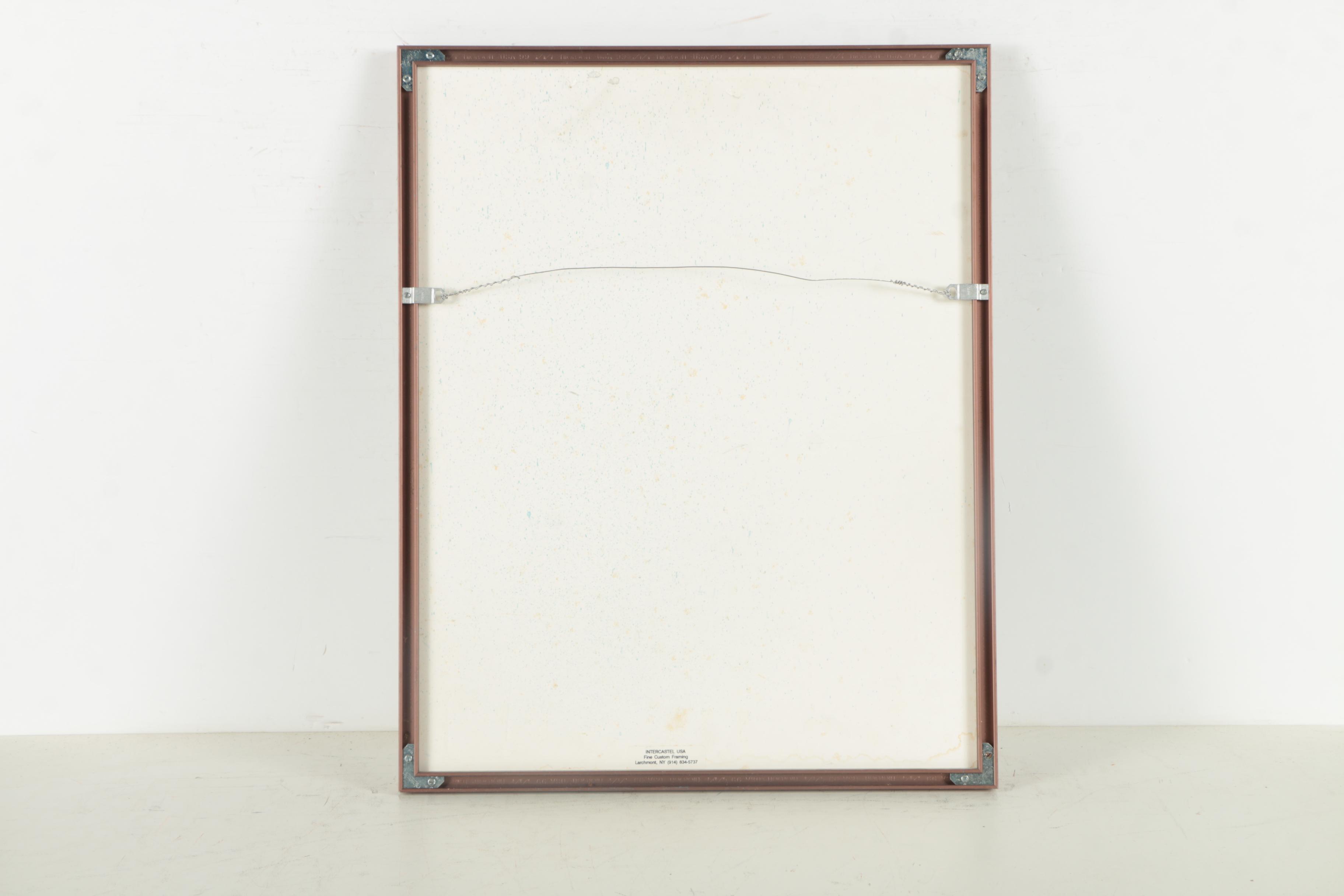 Gouache and Oil Painting on Paper