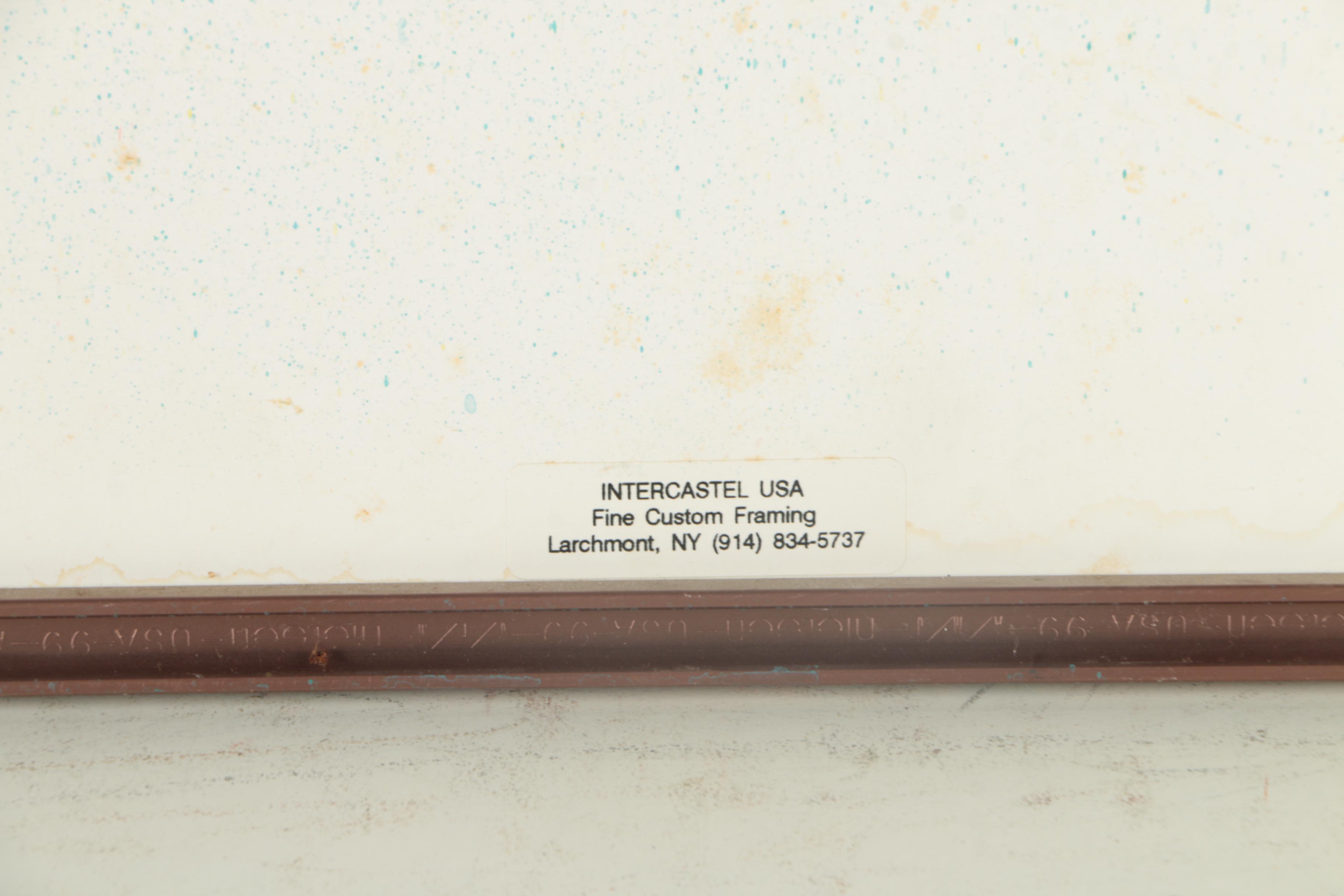 Gouache and Oil Painting on Paper