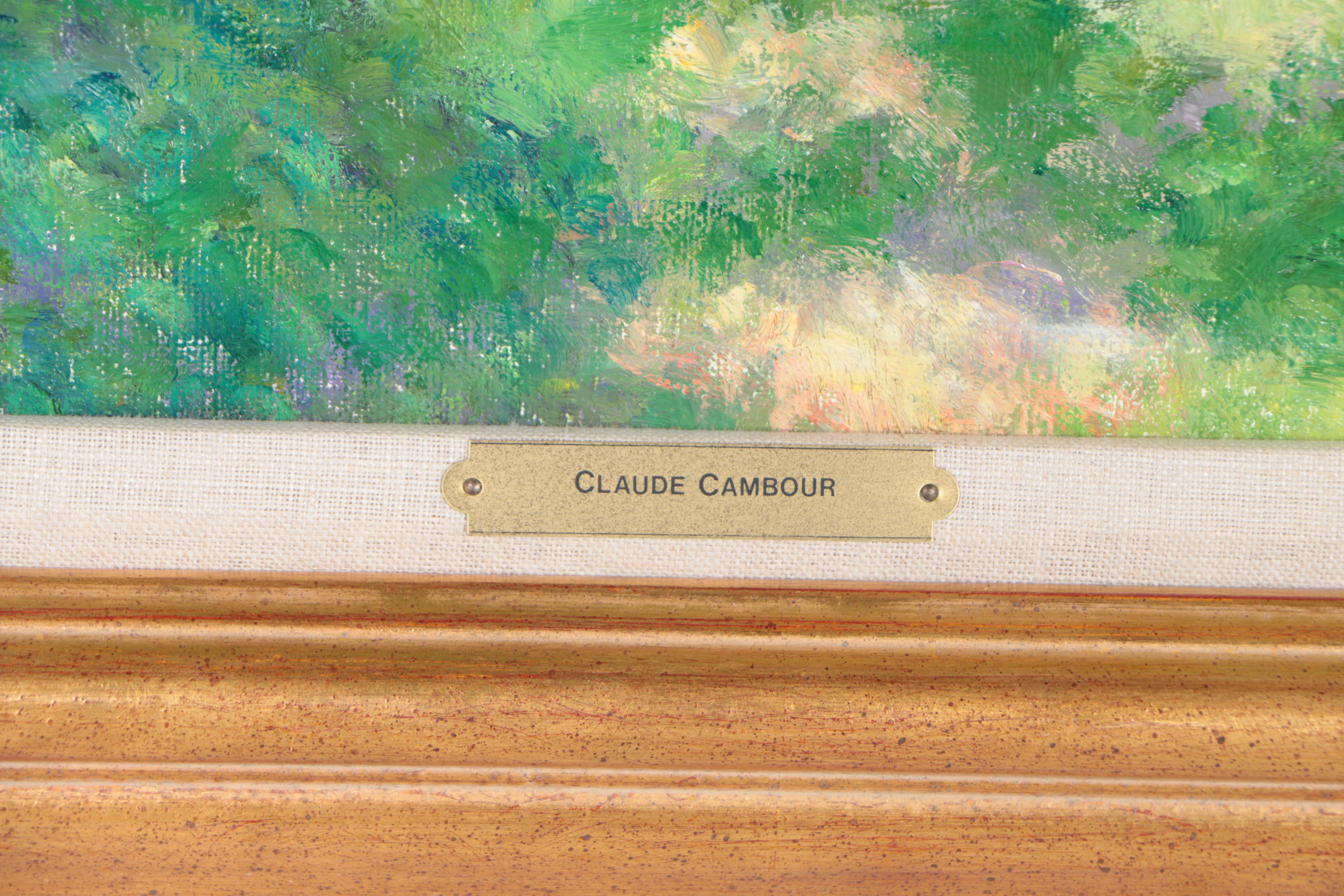 Claude Cambour Oil Painting on Canvas Landscape