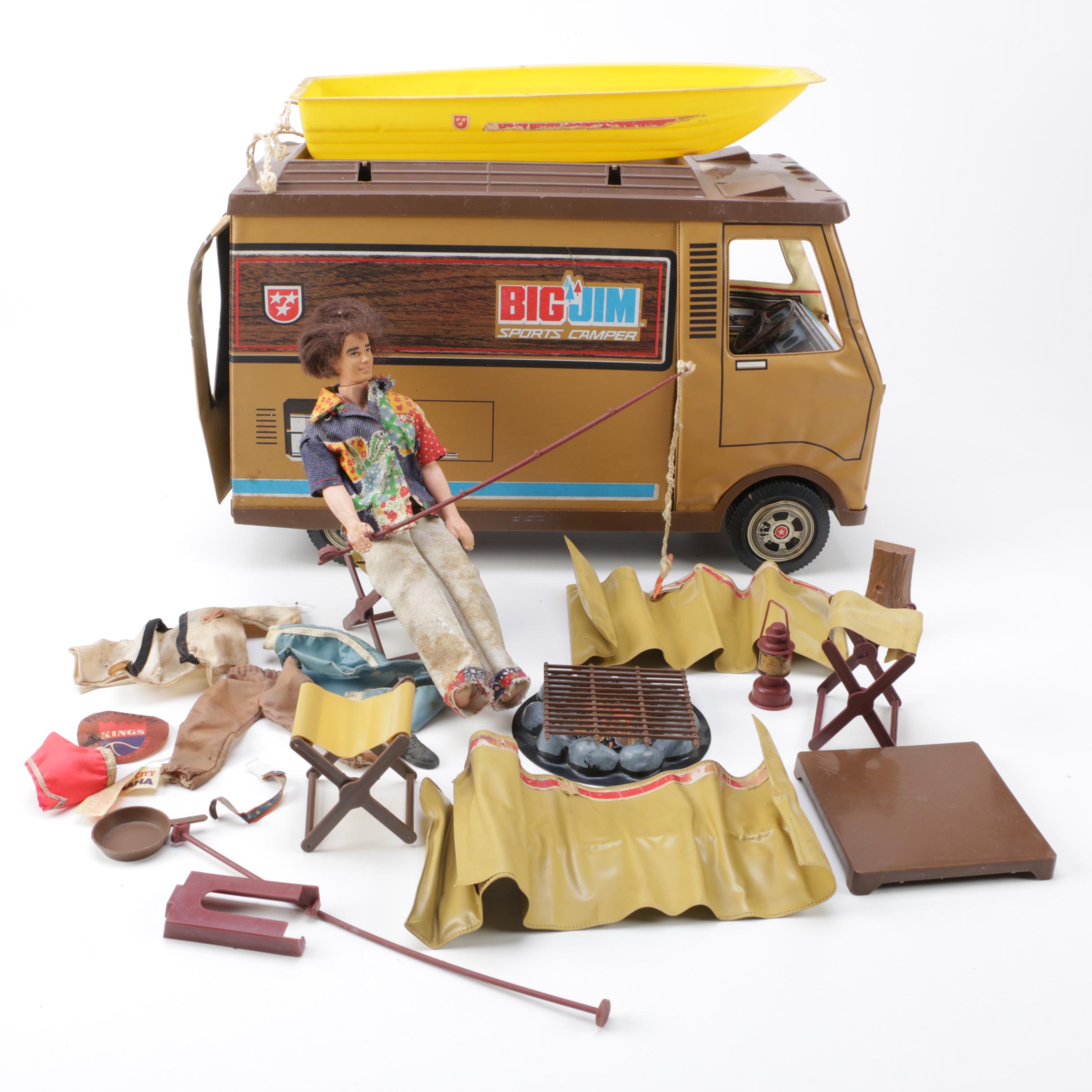 "Big Jim" Sports Camper Toy Set