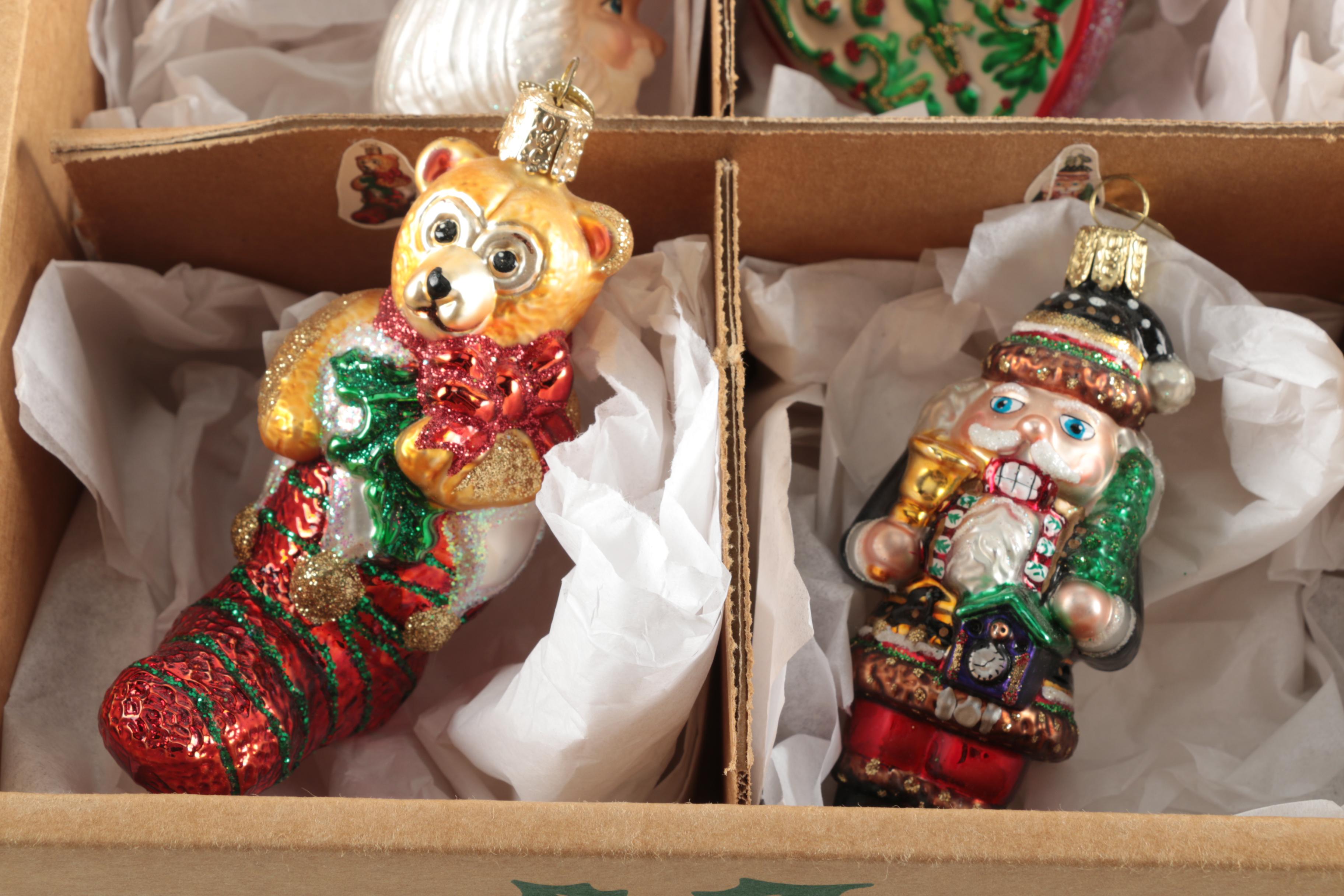 Old World Christmas Glass Ornament Collection