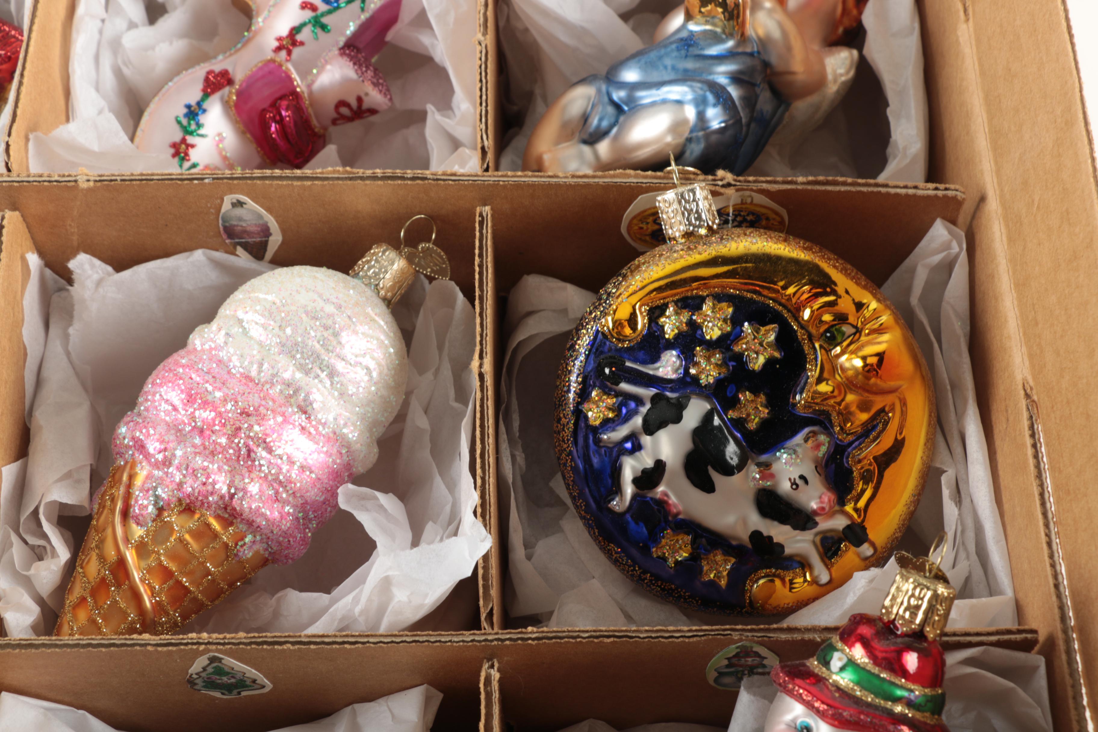 Old World Christmas Glass Ornament Collection