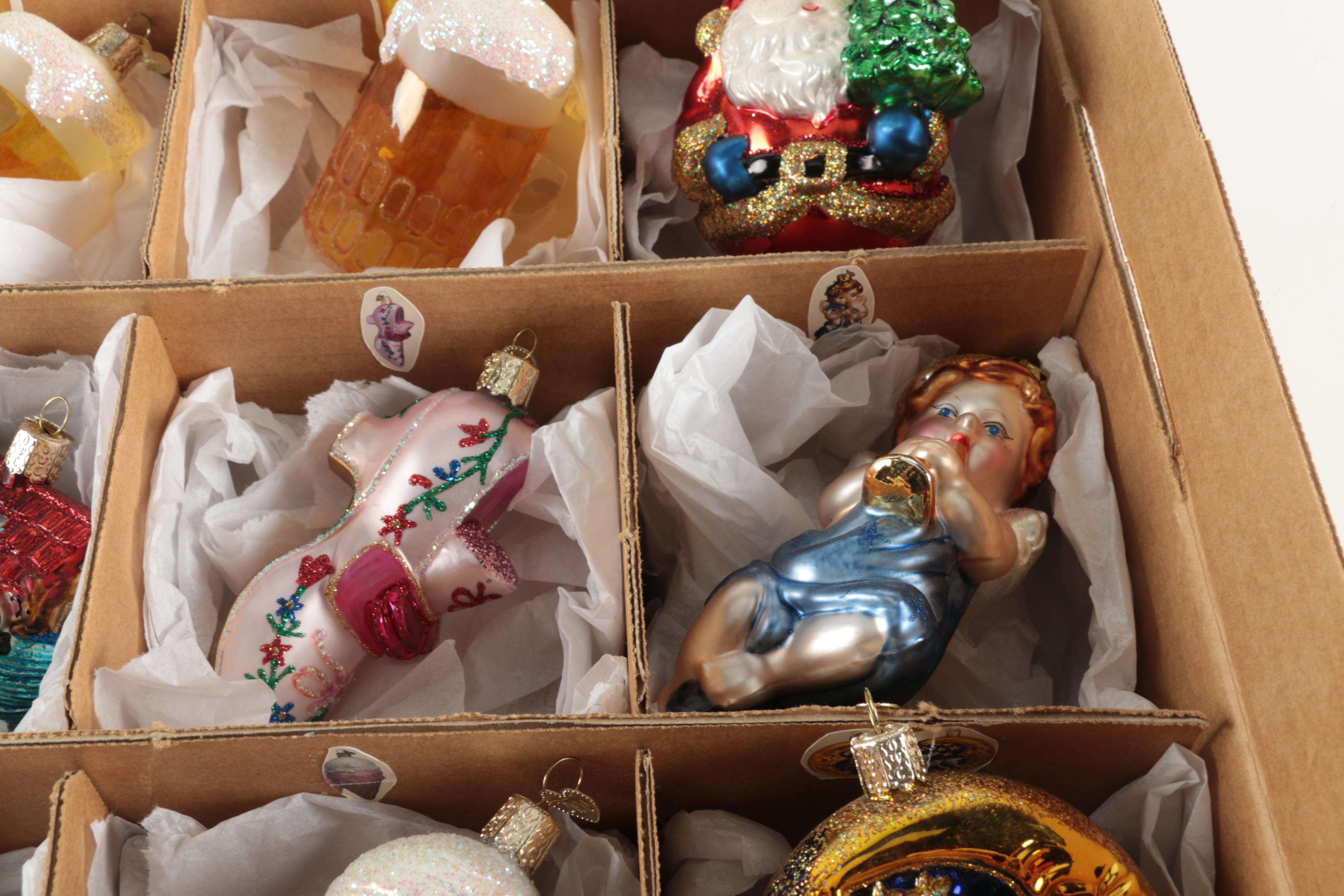 Old World Christmas Glass Ornament Collection
