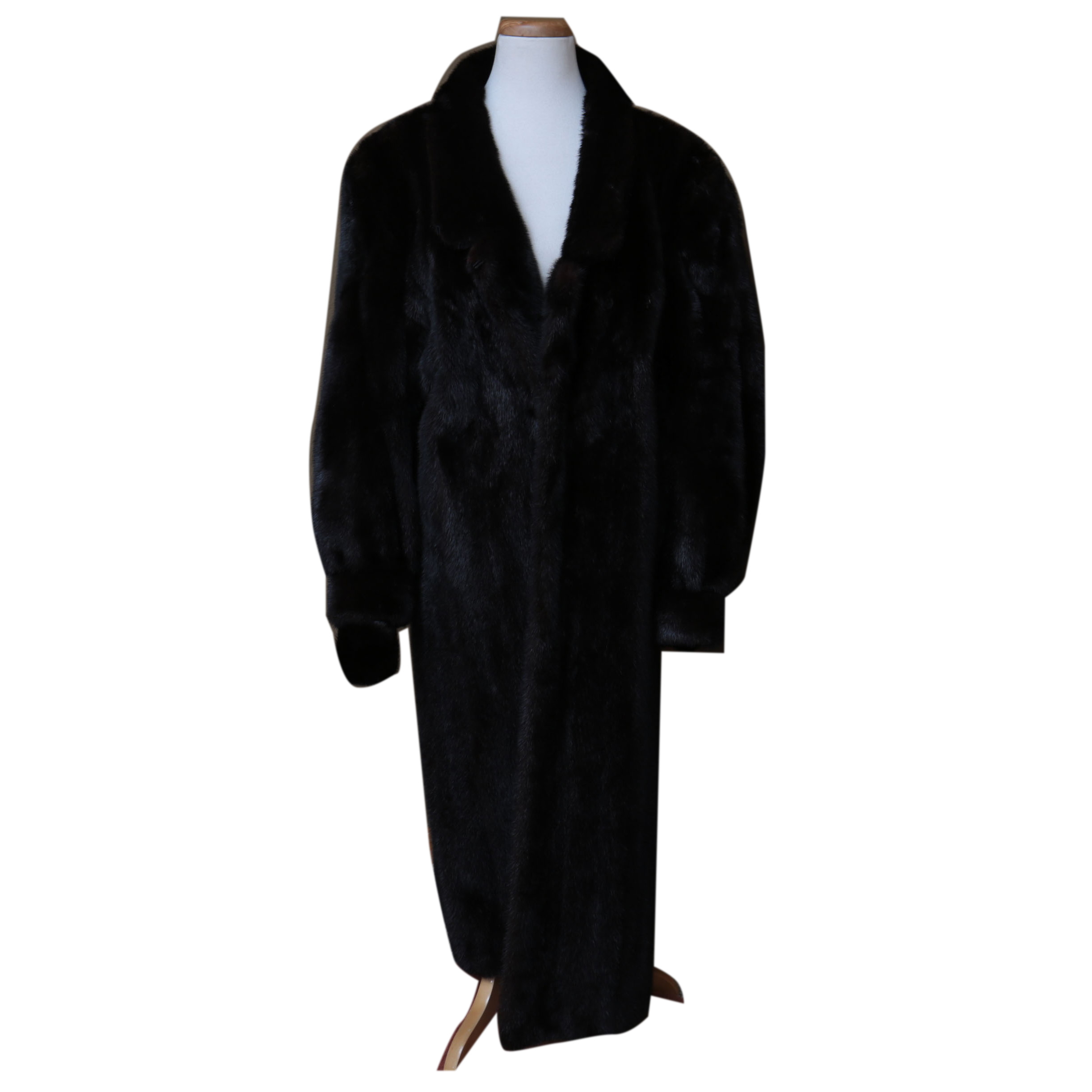 Himmel & Sons Black Orchid Mink Fur Coat