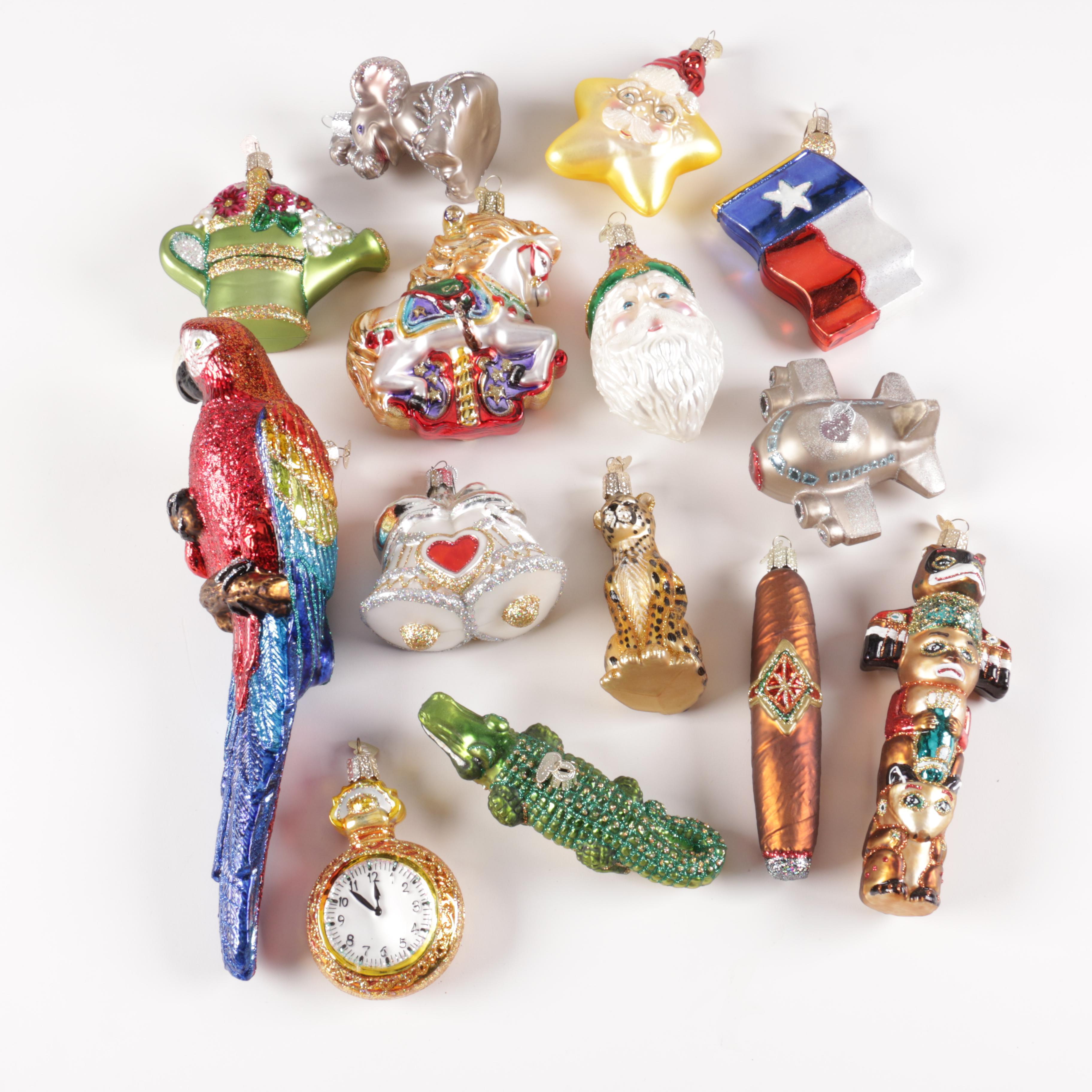 Old World Christmas Glass Ornament Collection