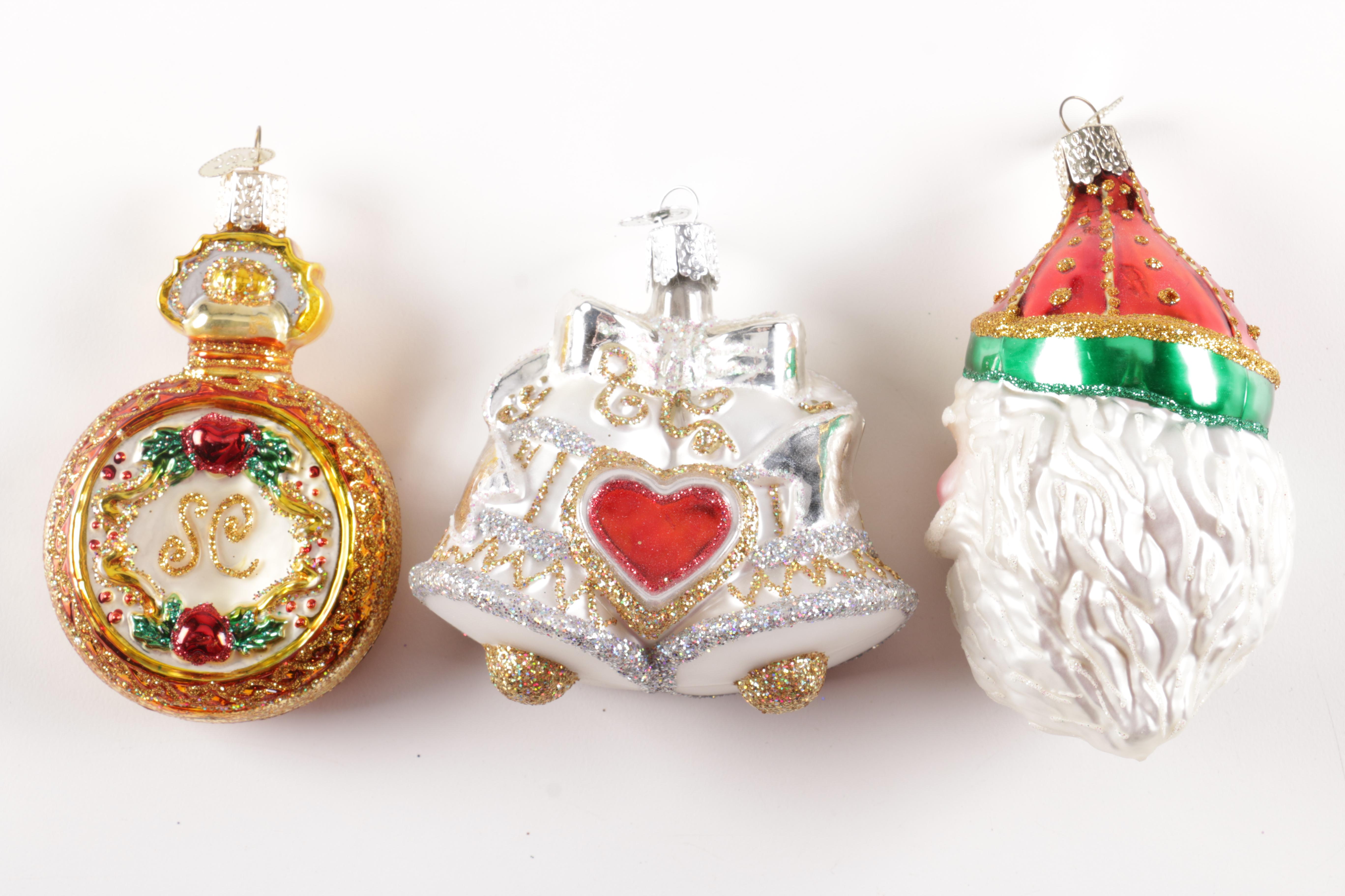 Old World Christmas Glass Ornament Collection