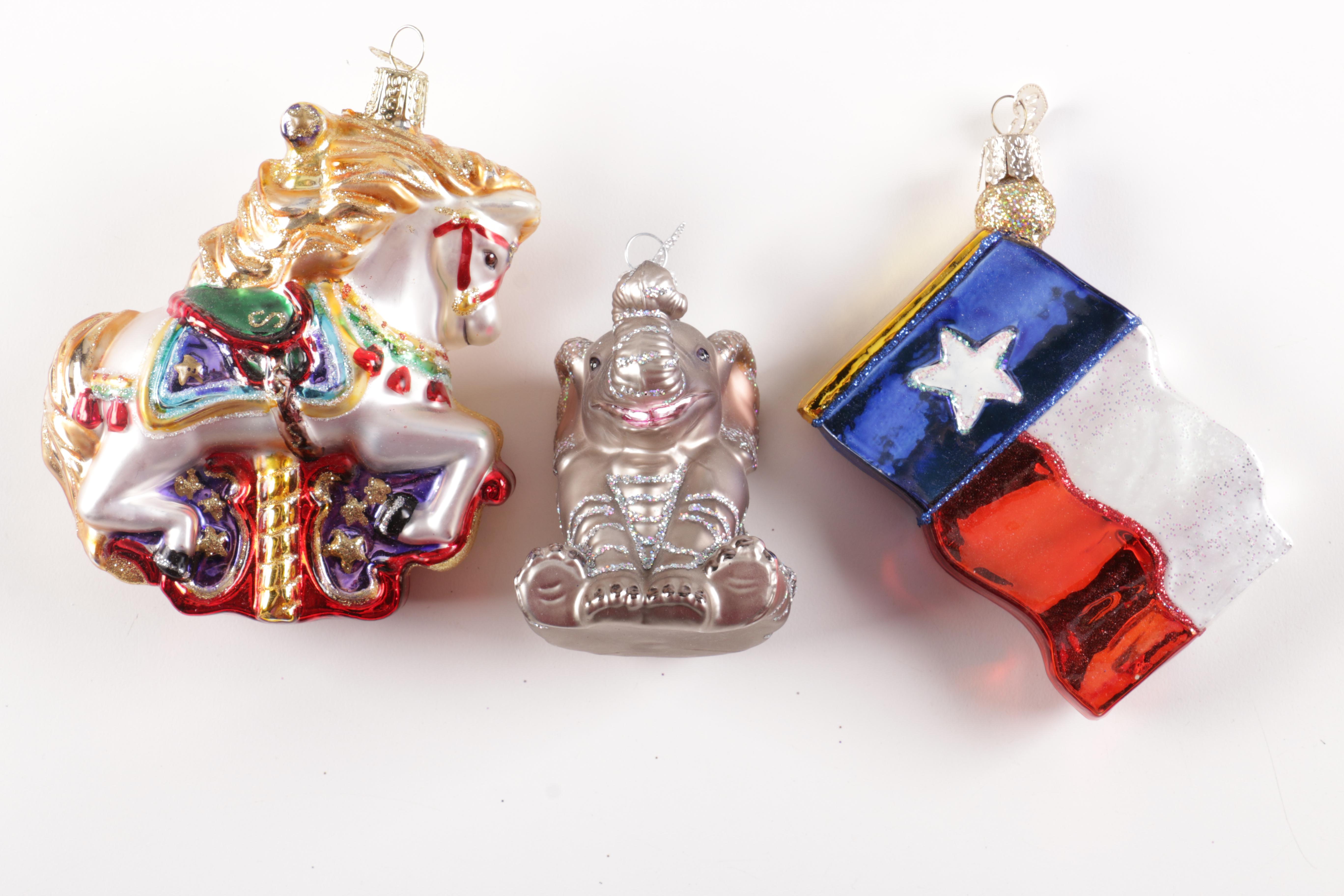 Old World Christmas Glass Ornament Collection