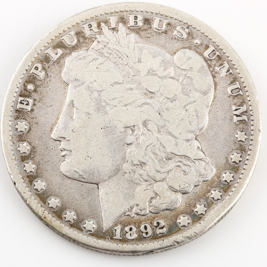 1892 Carson City Silver Morgan Dollar