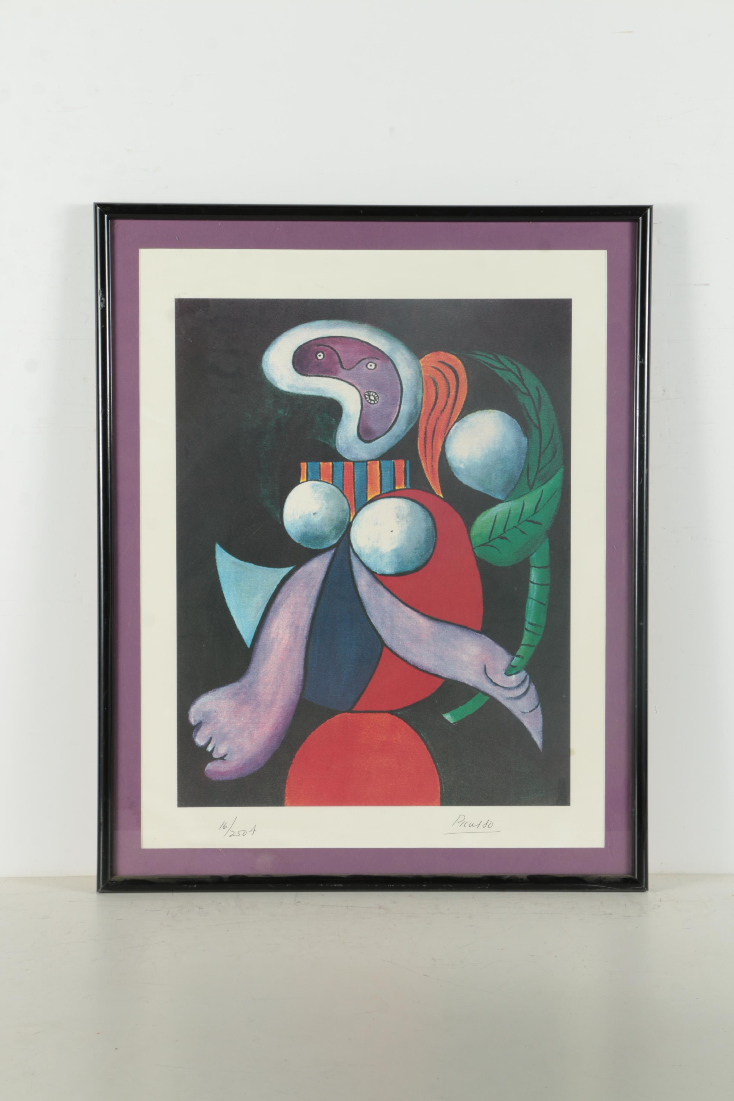 Pair of Limited Edition Offset Lithographs After Pablo Picasso