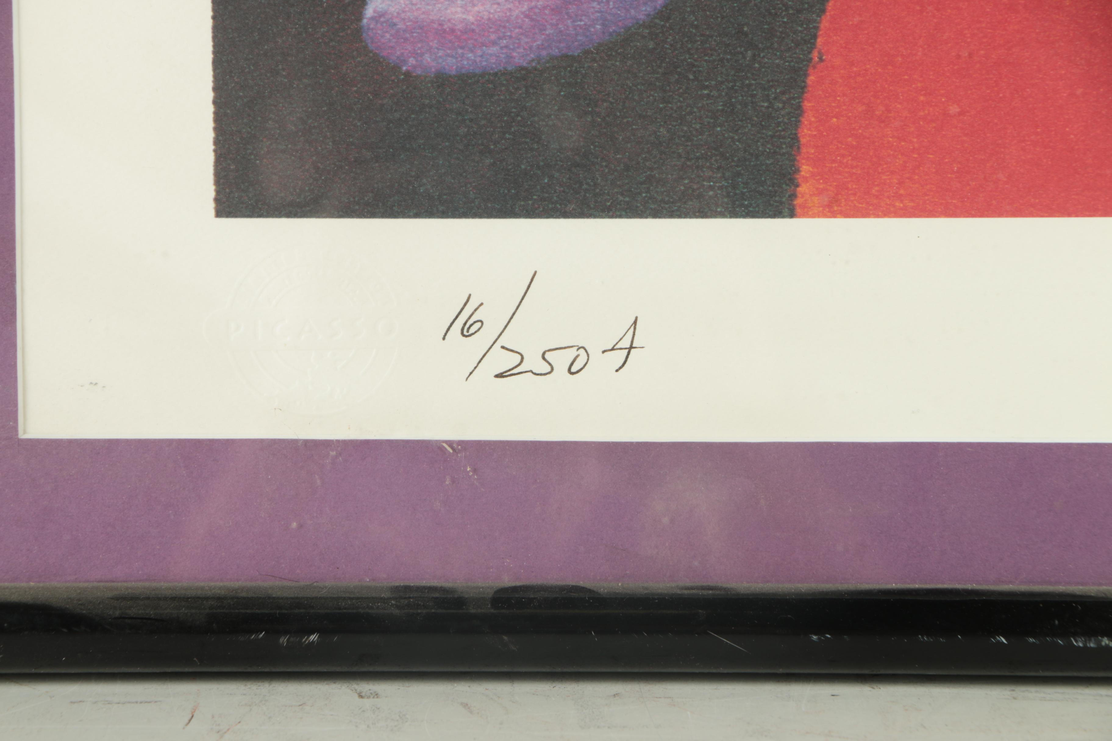 Pair of Limited Edition Offset Lithographs After Pablo Picasso