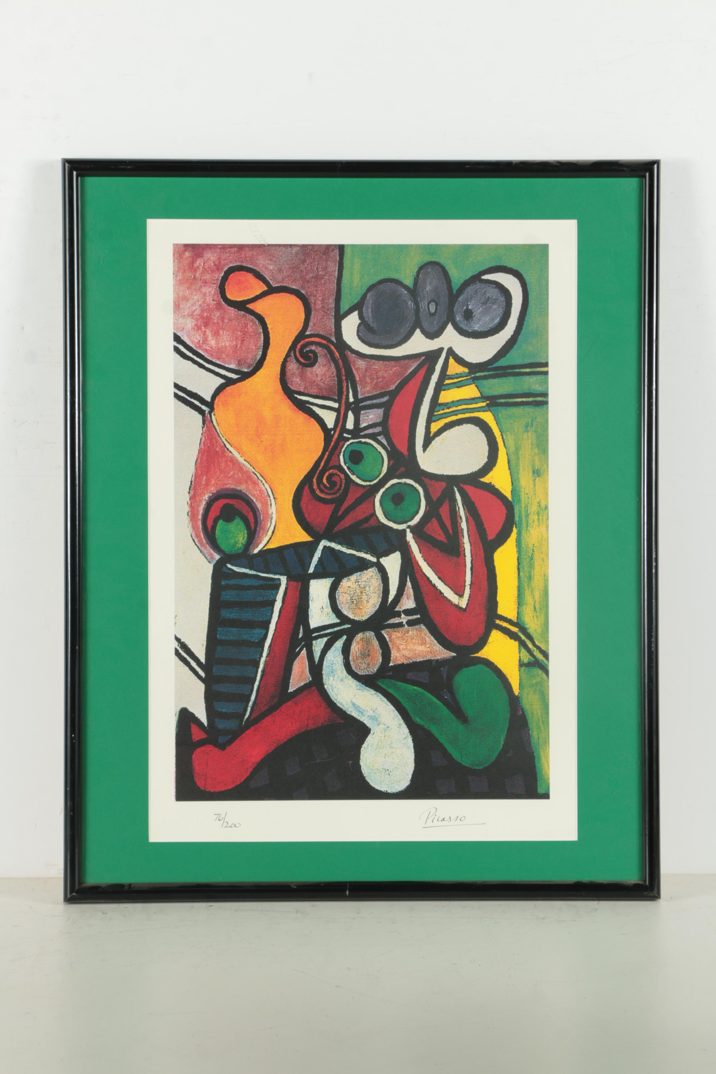 Pair of Limited Edition Offset Lithographs After Pablo Picasso