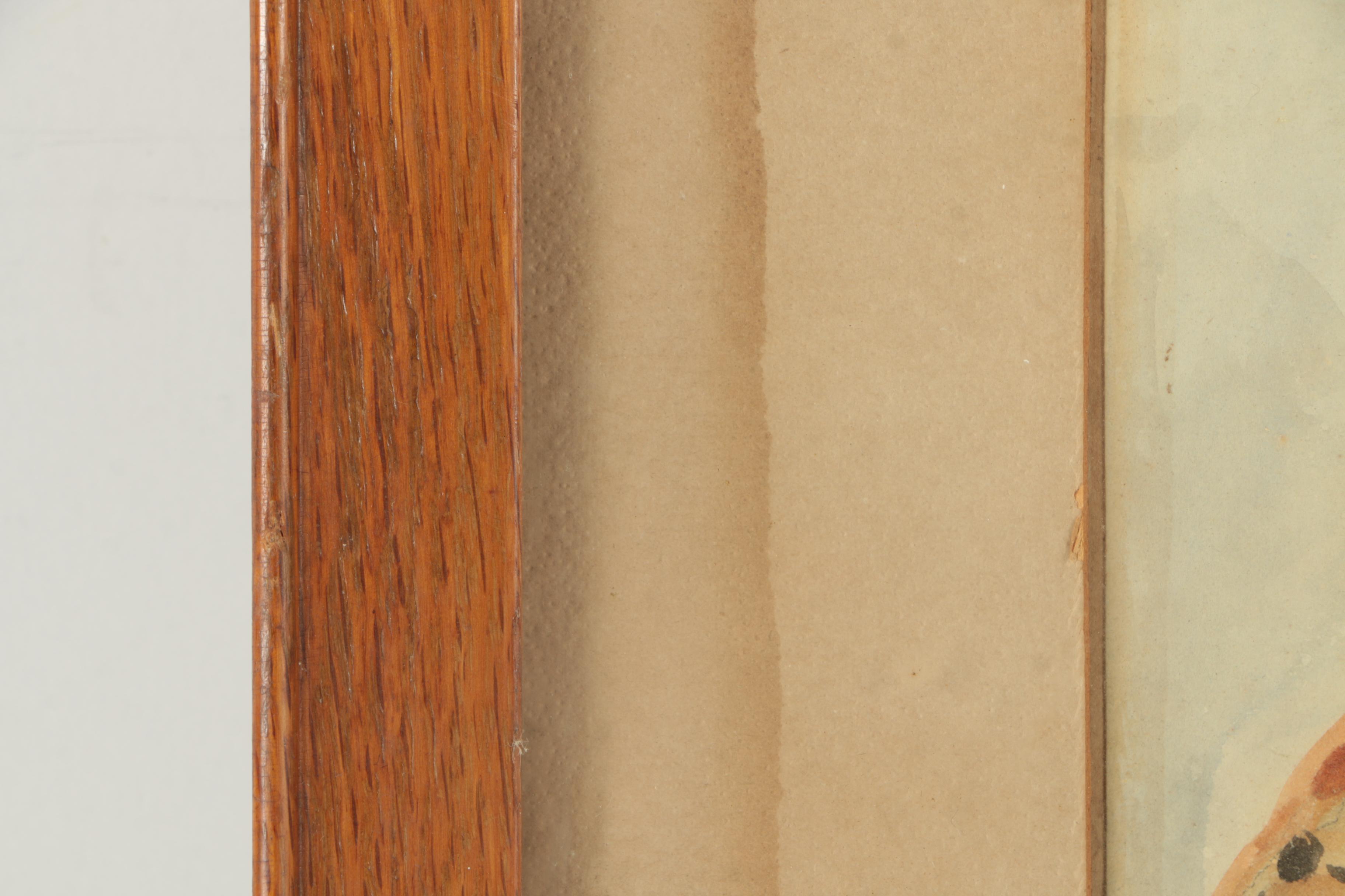 Watercolor and Gouache Painting on Paper of Fisherman