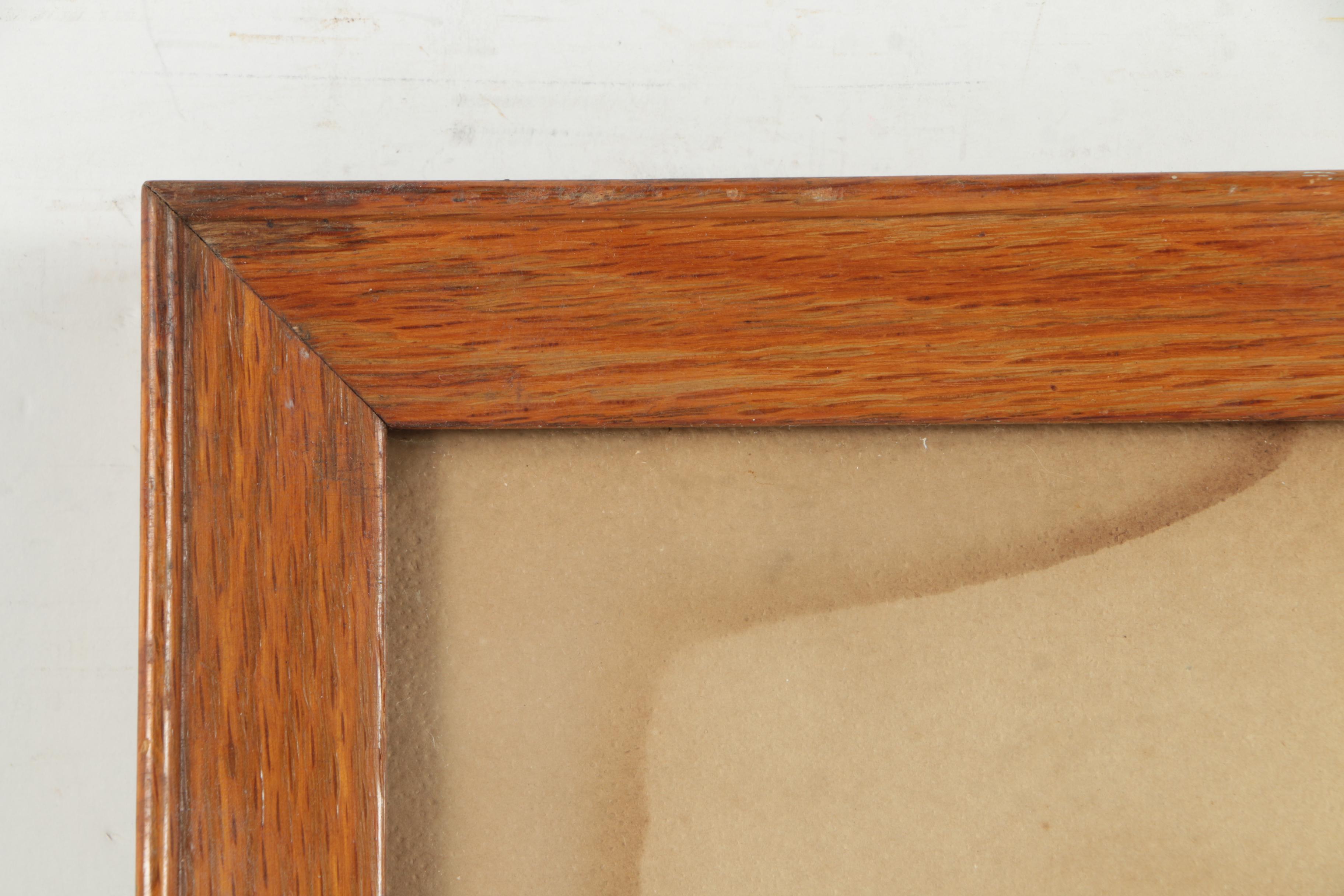 Watercolor and Gouache Painting on Paper of Fisherman