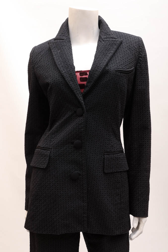 "Pam McMahon Couture" Lace Pantsuit with "Cosabella" Vintage Shell Top