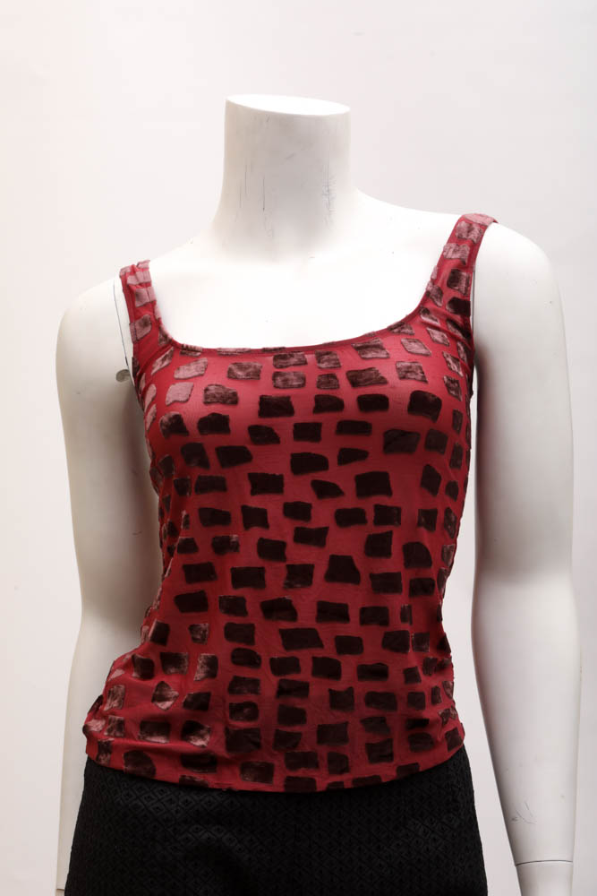 "Pam McMahon Couture" Lace Pantsuit with "Cosabella" Vintage Shell Top