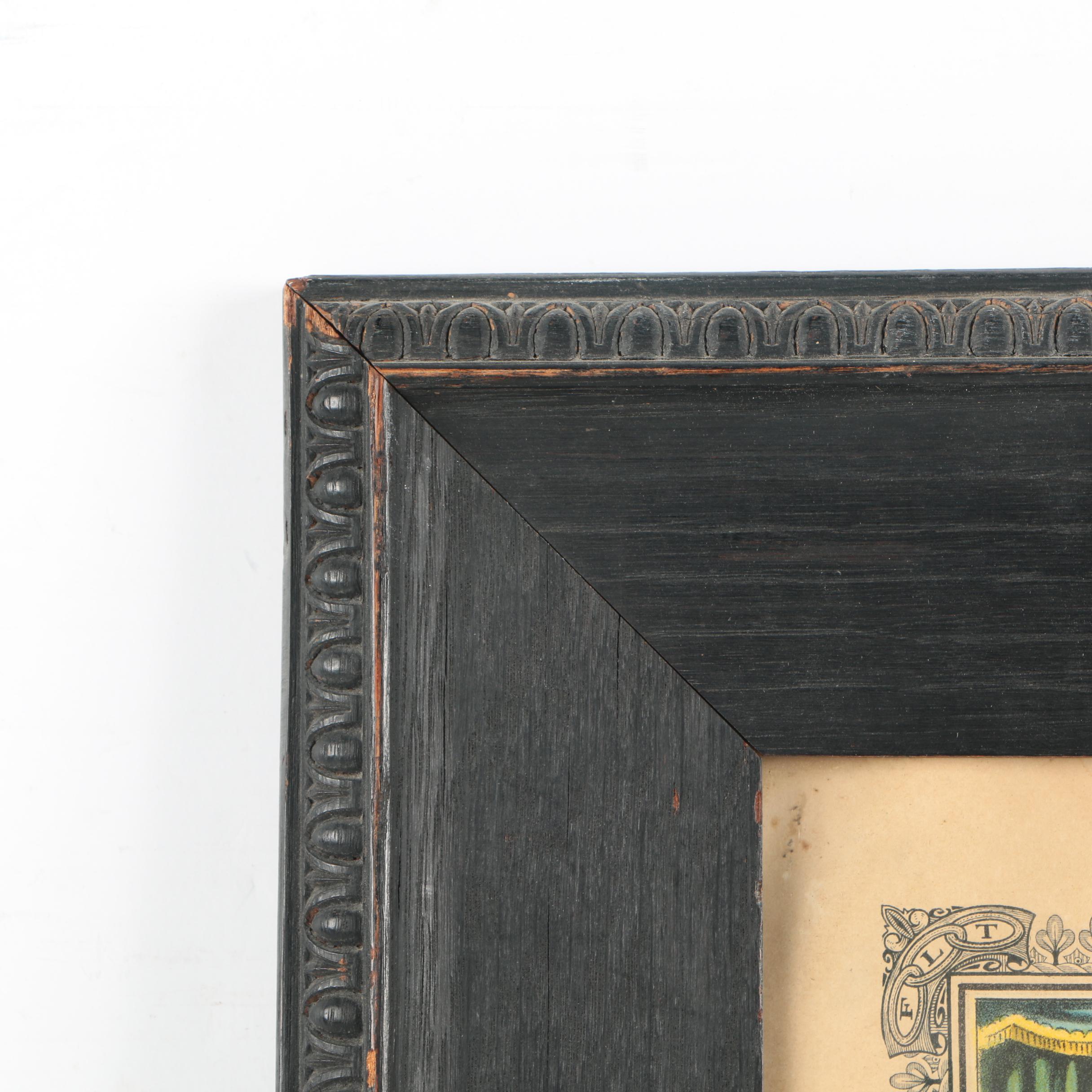 I.O.O.F. Cemetery Records Color Lithograph Poster on Paper