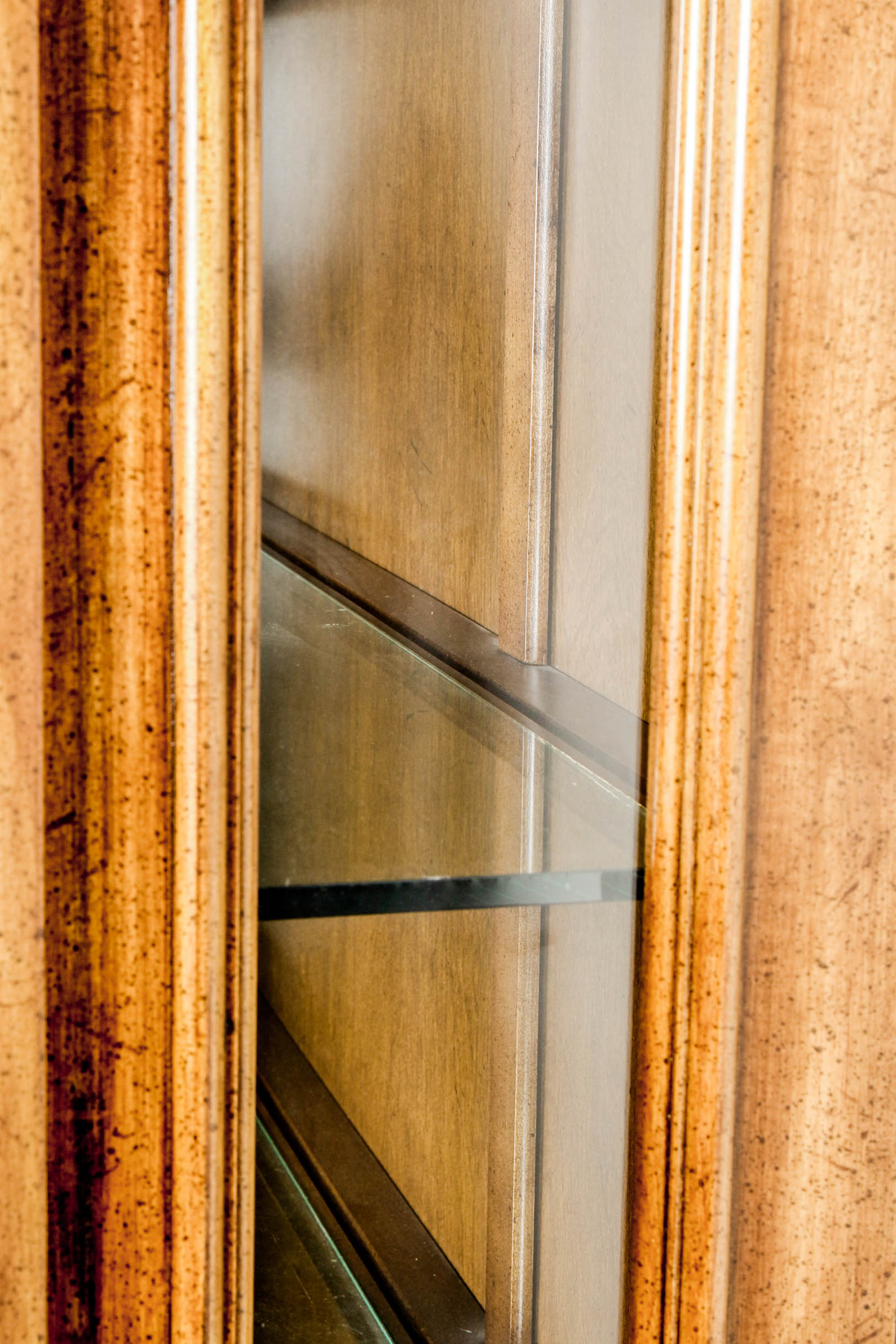 Vintage Mahogany China Cabinet by Unique Furniture Makers