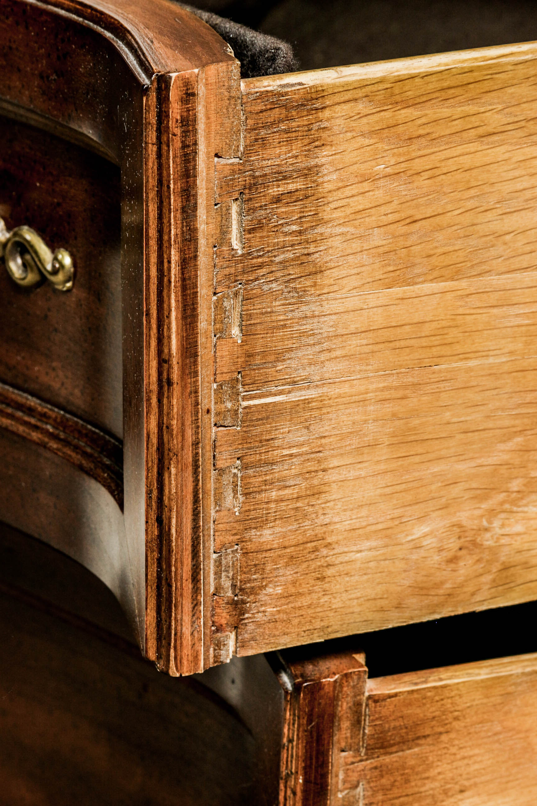 Vintage Mahogany China Cabinet by Unique Furniture Makers