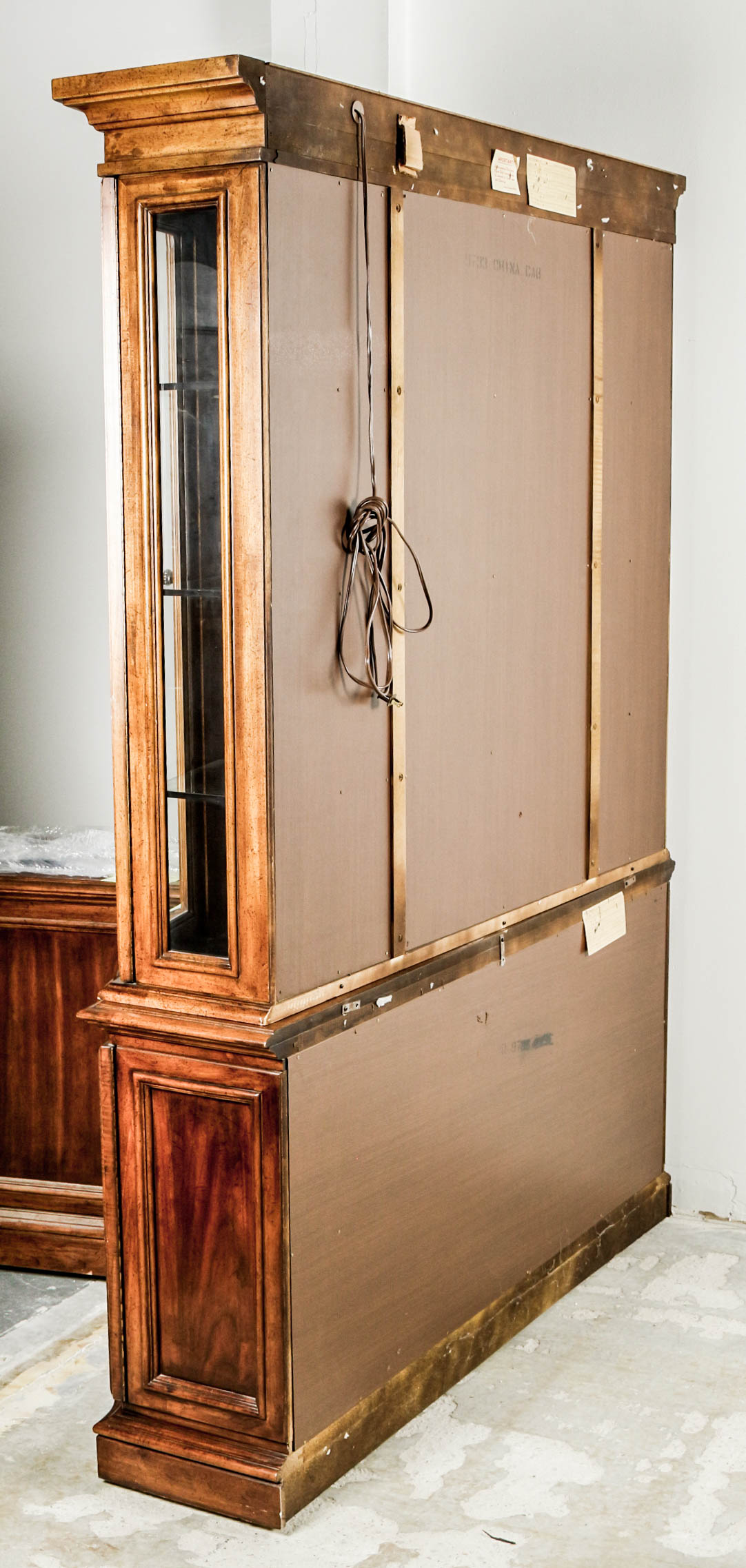 Vintage Mahogany China Cabinet by Unique Furniture Makers